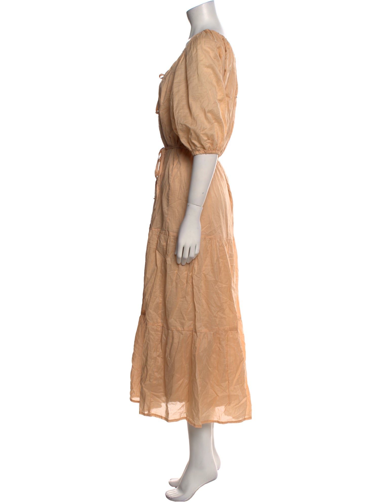 Faithfull The Brand Scoop Neck Long Dress