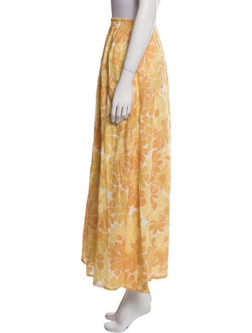 Faithfull The Brand Linen Midi Length Skirt