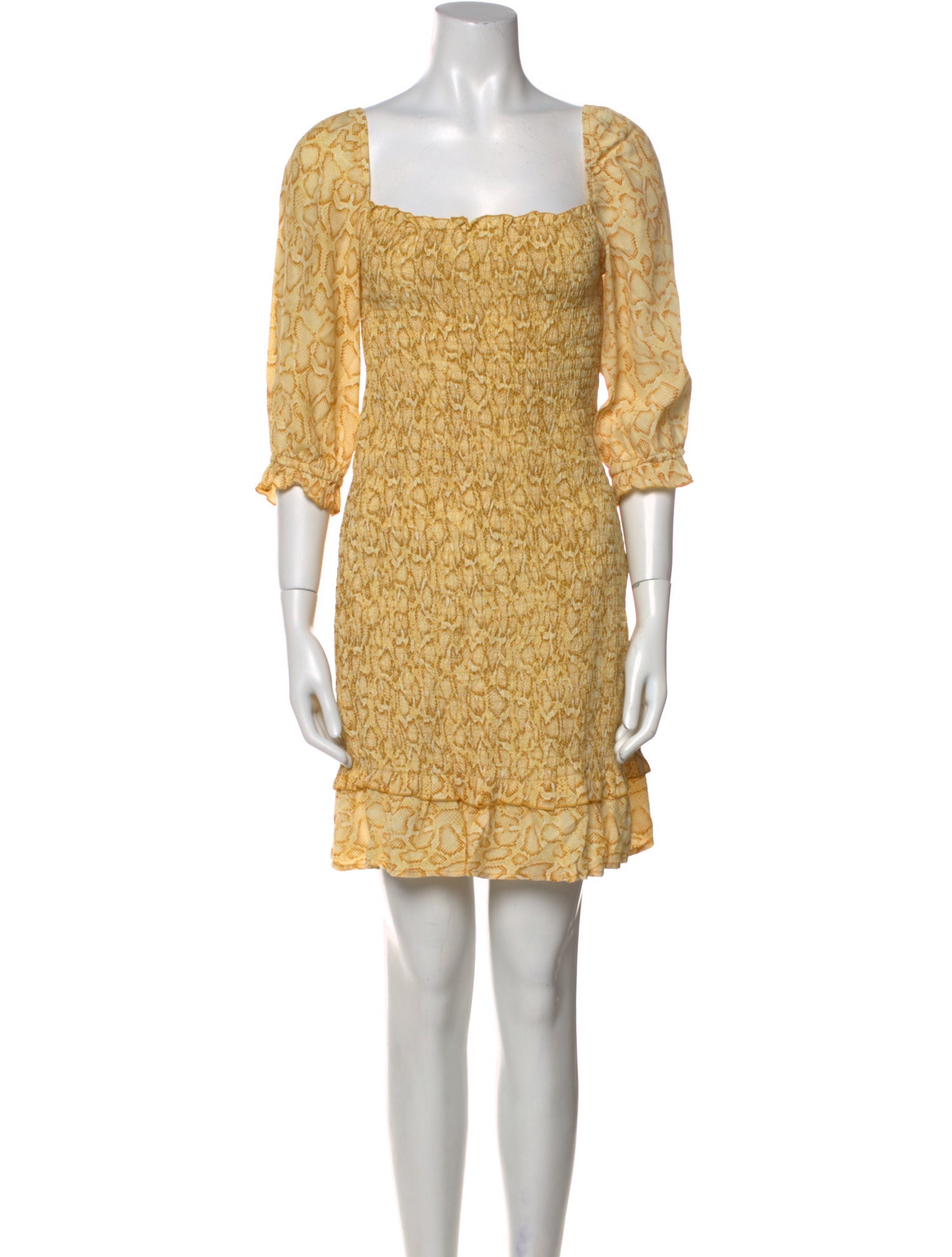 Faithfull The Brand Printed Mini Dress w/ Tags