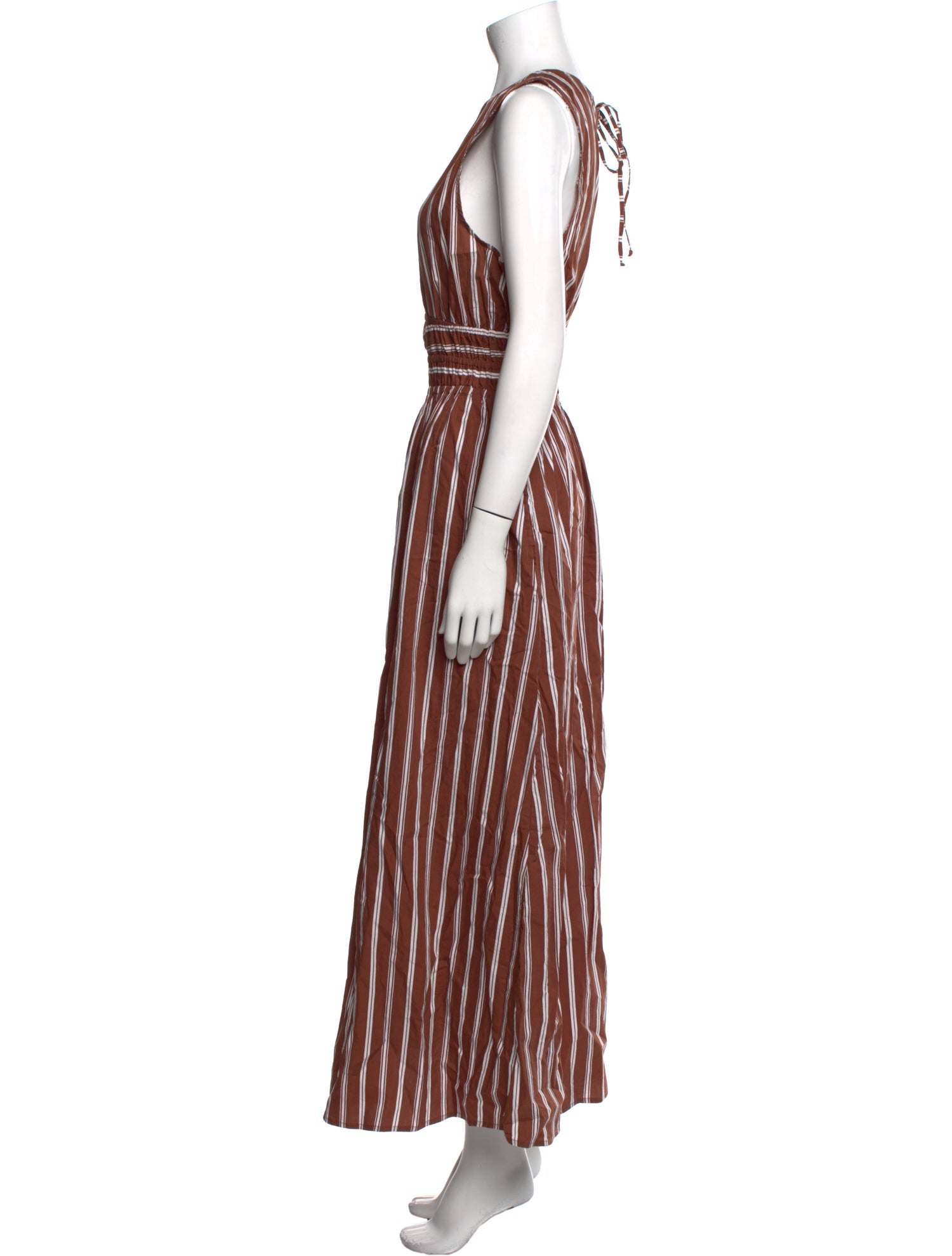 Faithfull The Brand Striped Long Dress