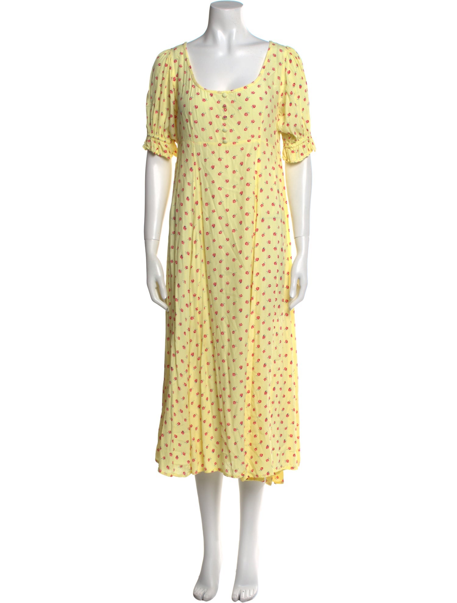 Faithfull The Brand Printed Midi Length Dress