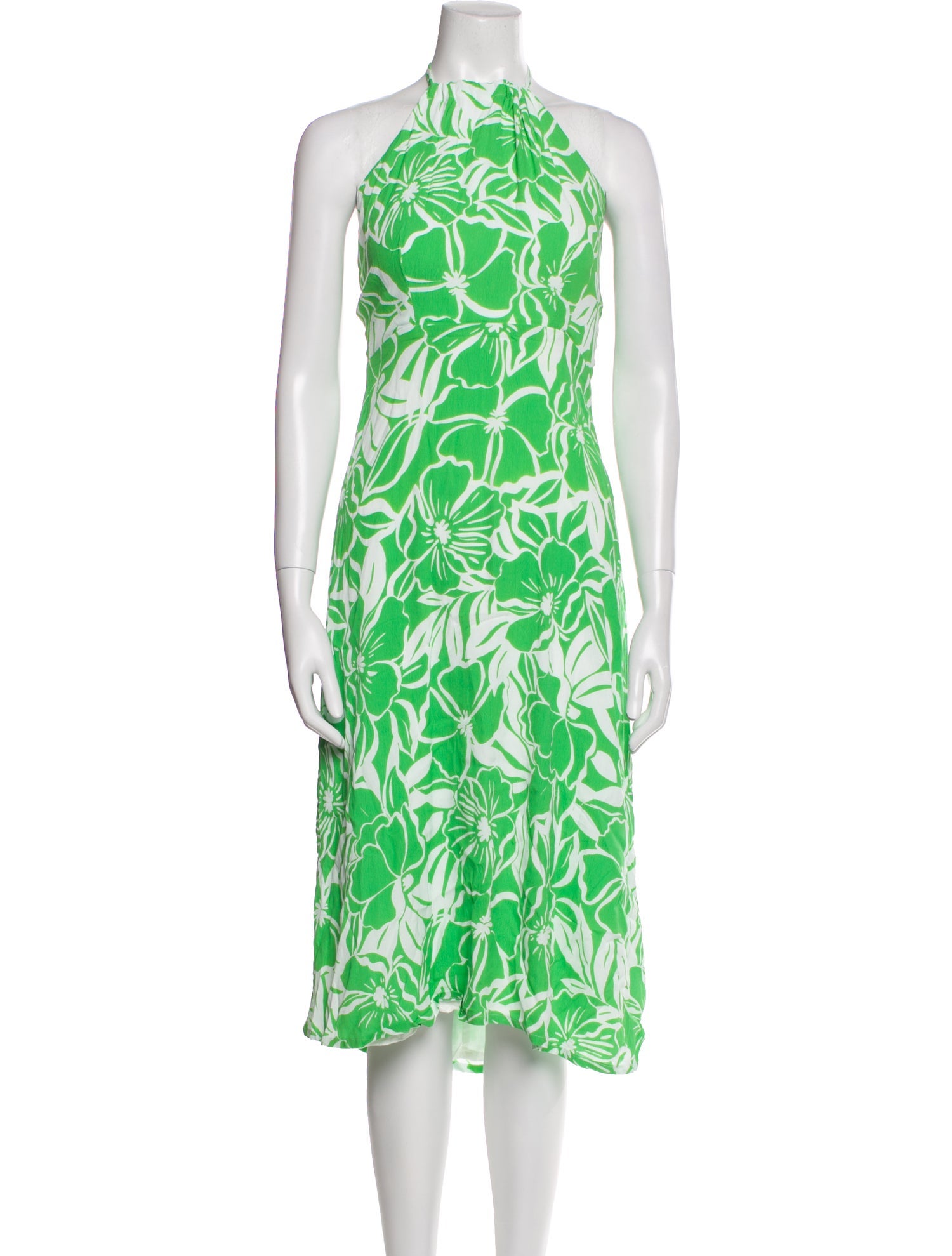 Faithfull The Brand Floral Print Midi Length Dress