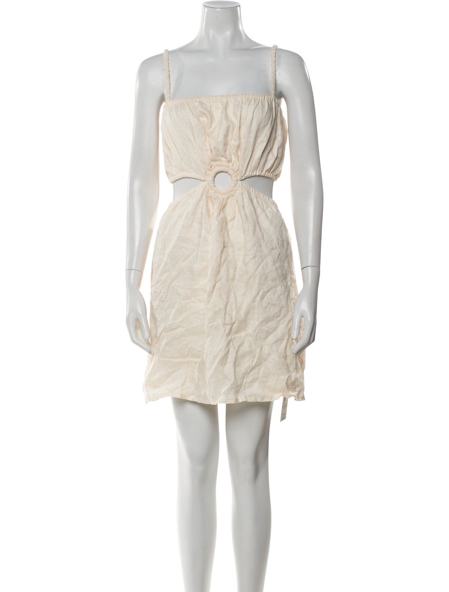 Faithfull The Brand Linen Knee-Length Dress
