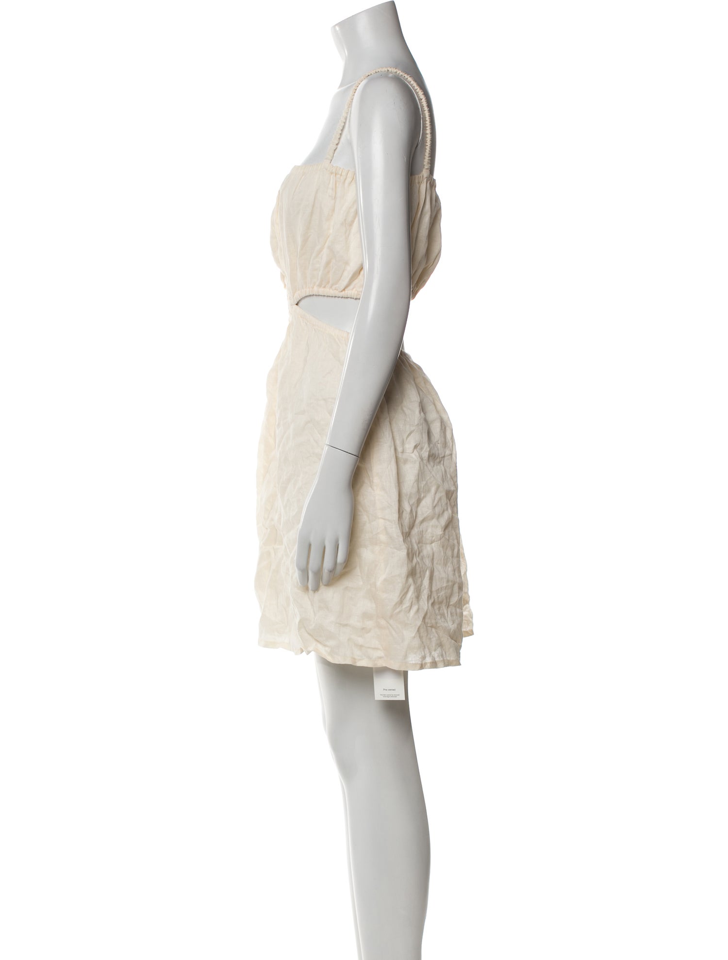 Faithfull The Brand Linen Knee-Length Dress