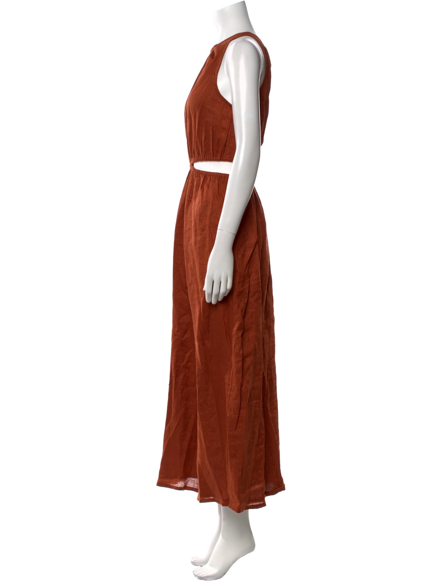 Faithfull The Brand Linen Long Dress