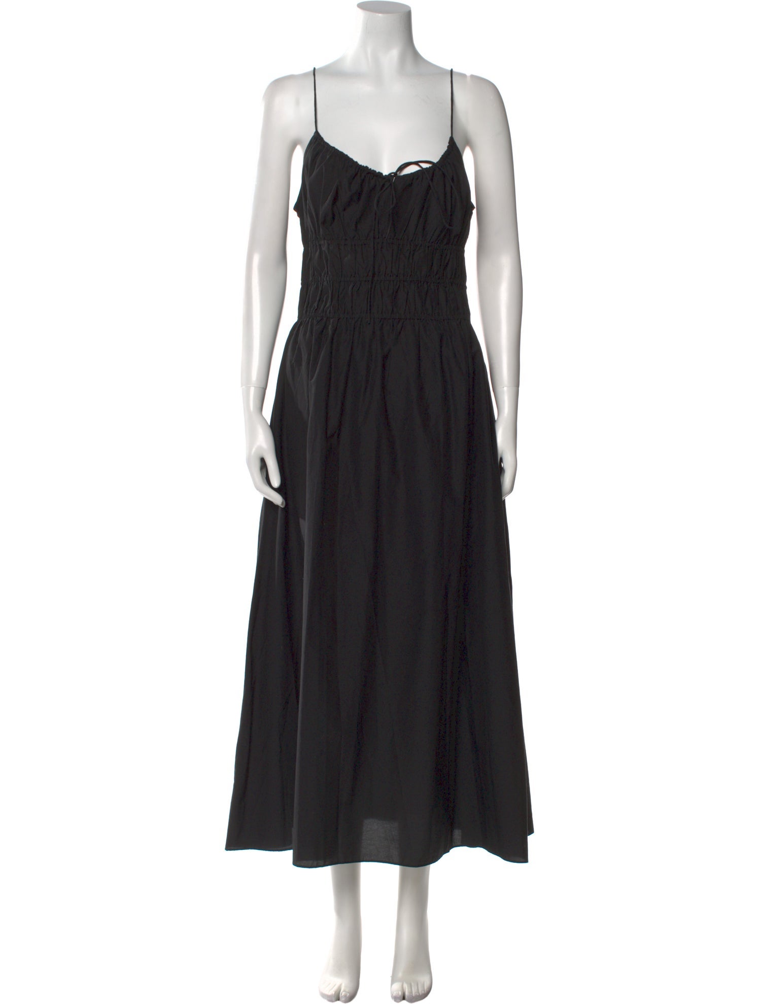 Faithfull The Brand Square Neckline Long Dress