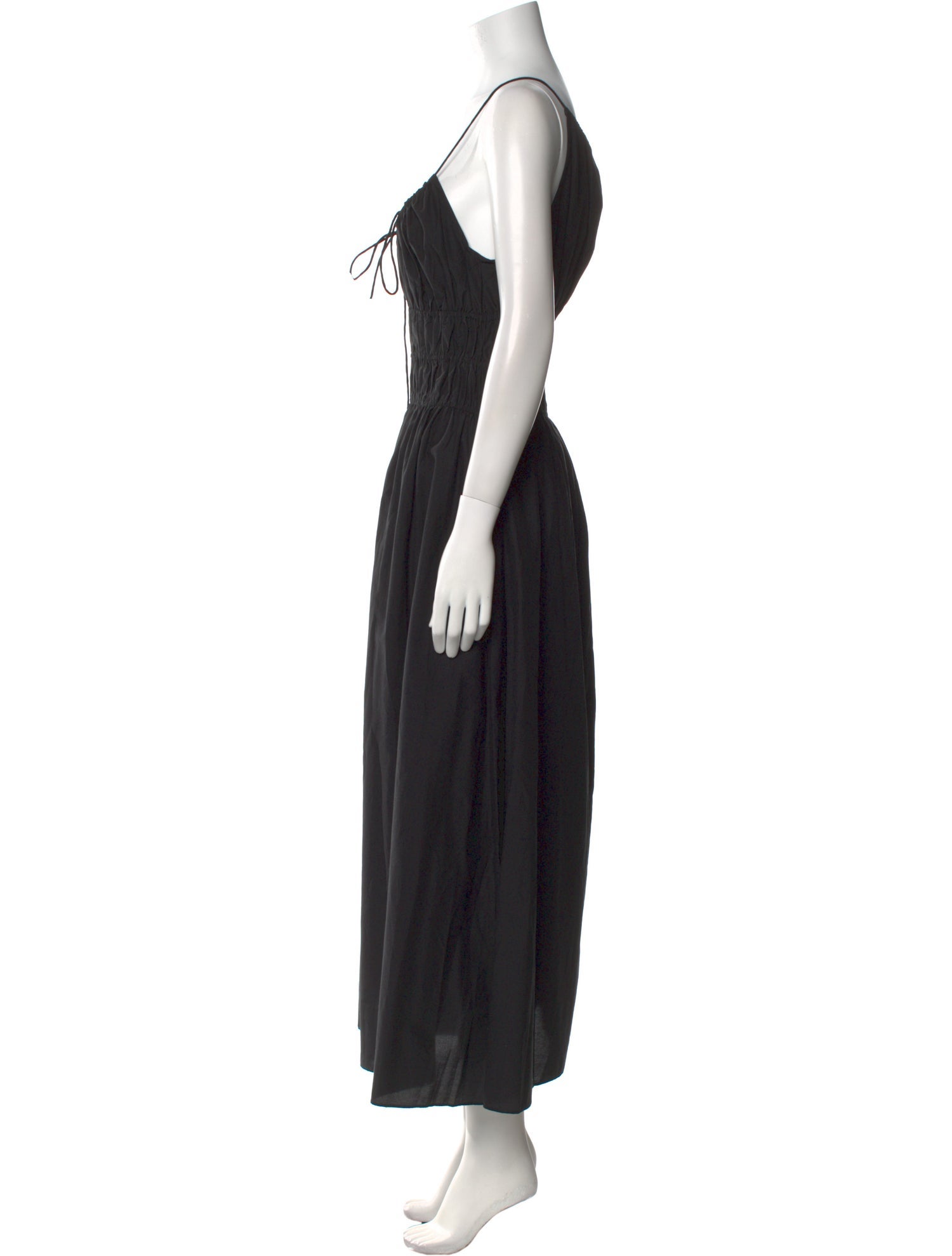 Faithfull The Brand Square Neckline Long Dress