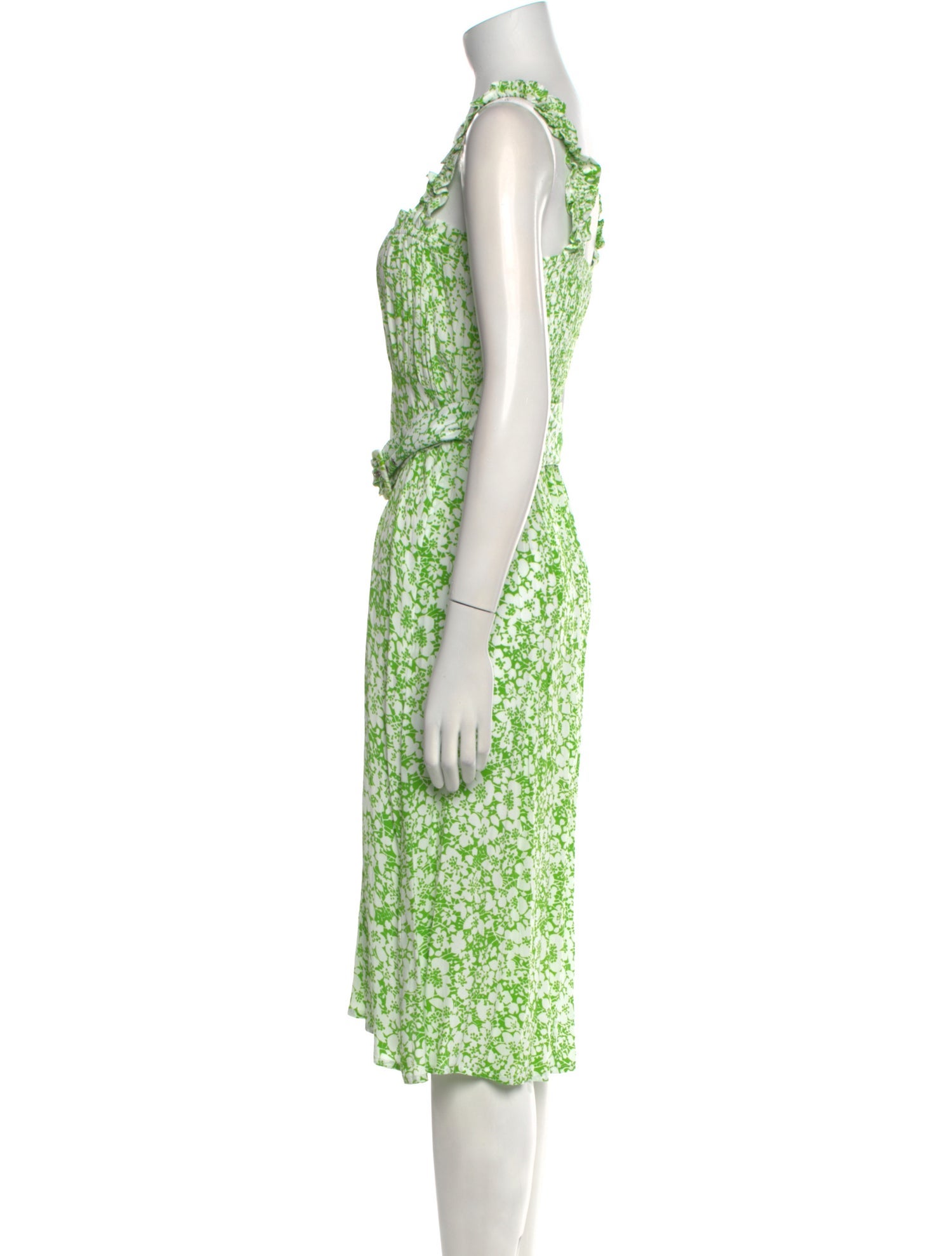 Faithfull The Brand Floral Print Knee-Length Dress w/ Tags