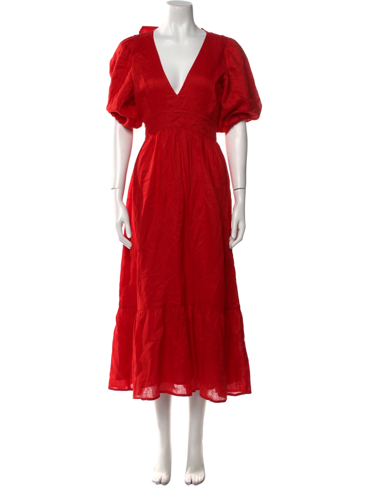 Faithfull The Brand Linen Long Dress