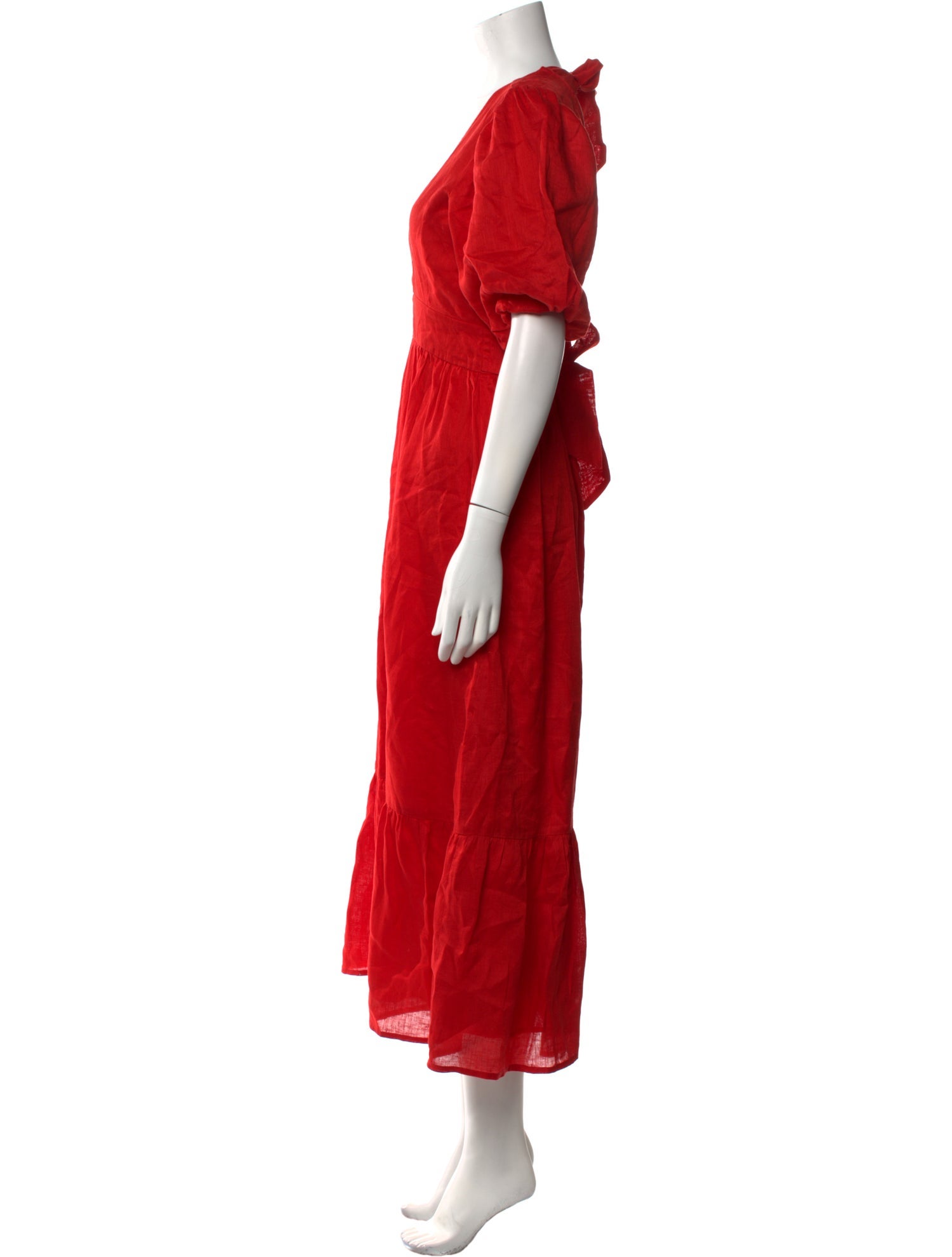 Faithfull The Brand Linen Long Dress