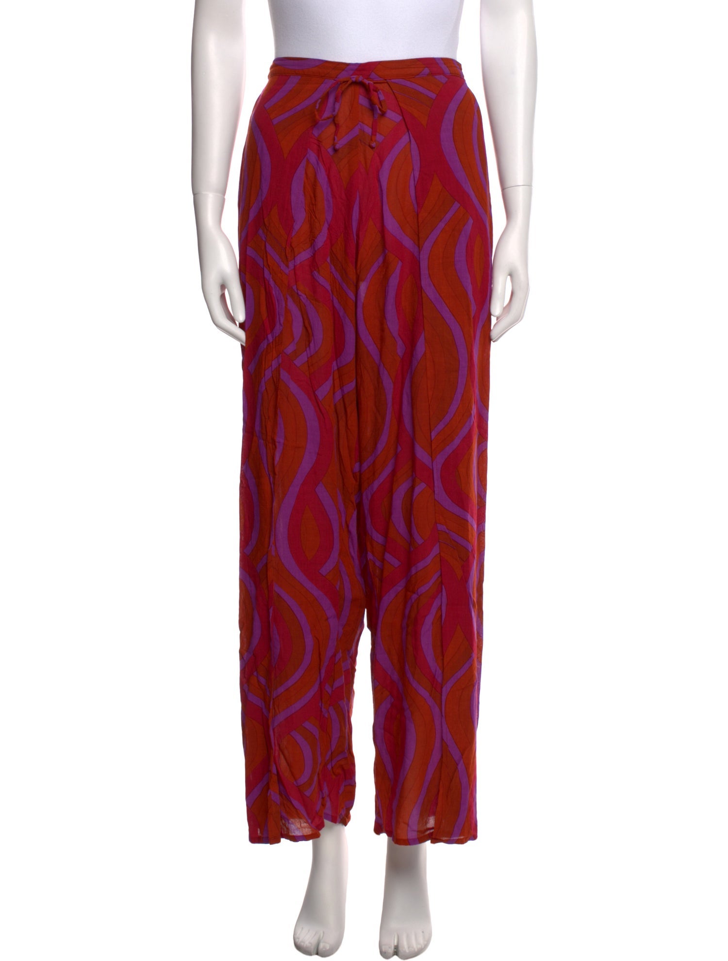 Faithfull The Brand Printed Wide Leg Pants
