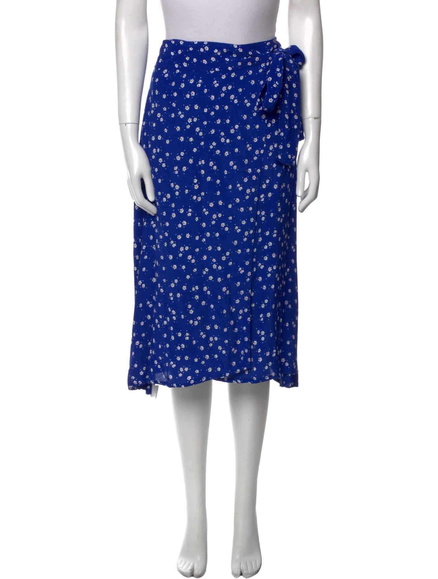 Faithfull The Brand Lace Pattern Midi Length Skirt