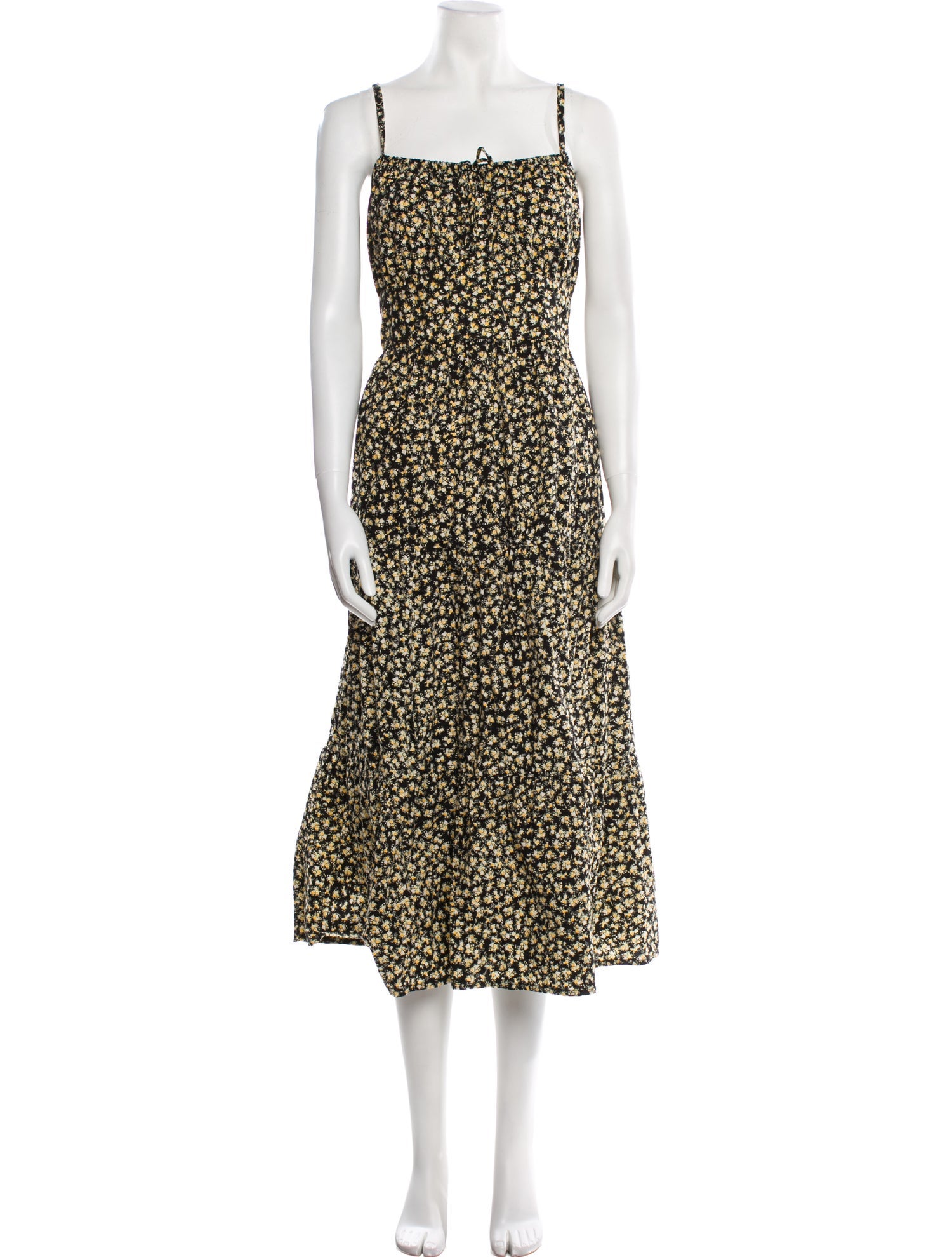 Faithfull The Brand Floral Print Long Dress