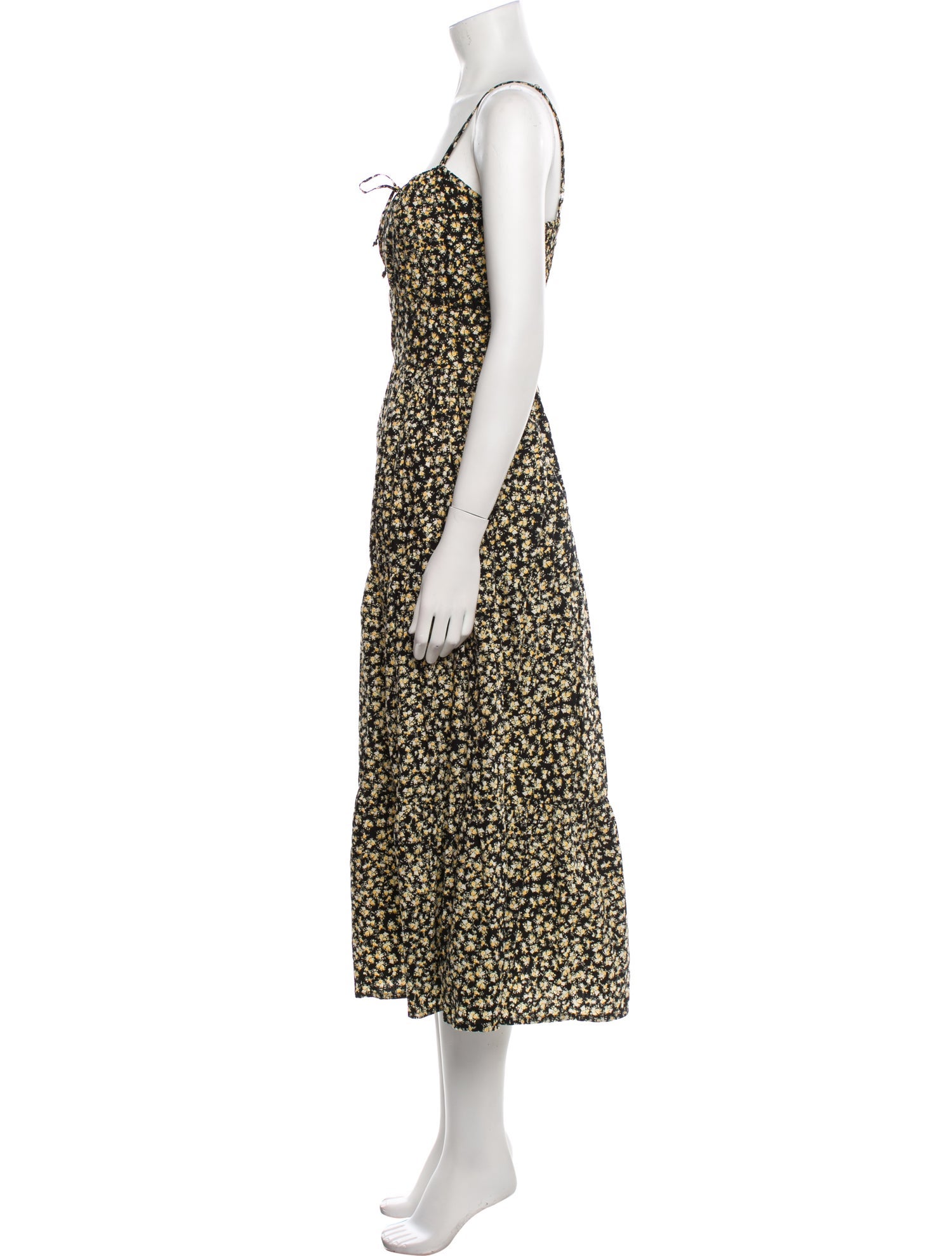 Faithfull The Brand Floral Print Long Dress