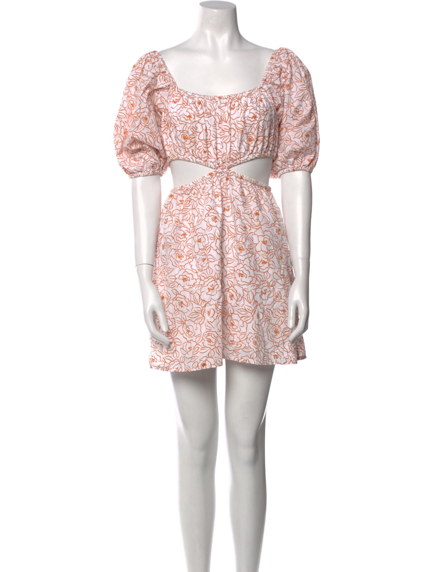 Faithfull The Brand Floral Print Mini Dress