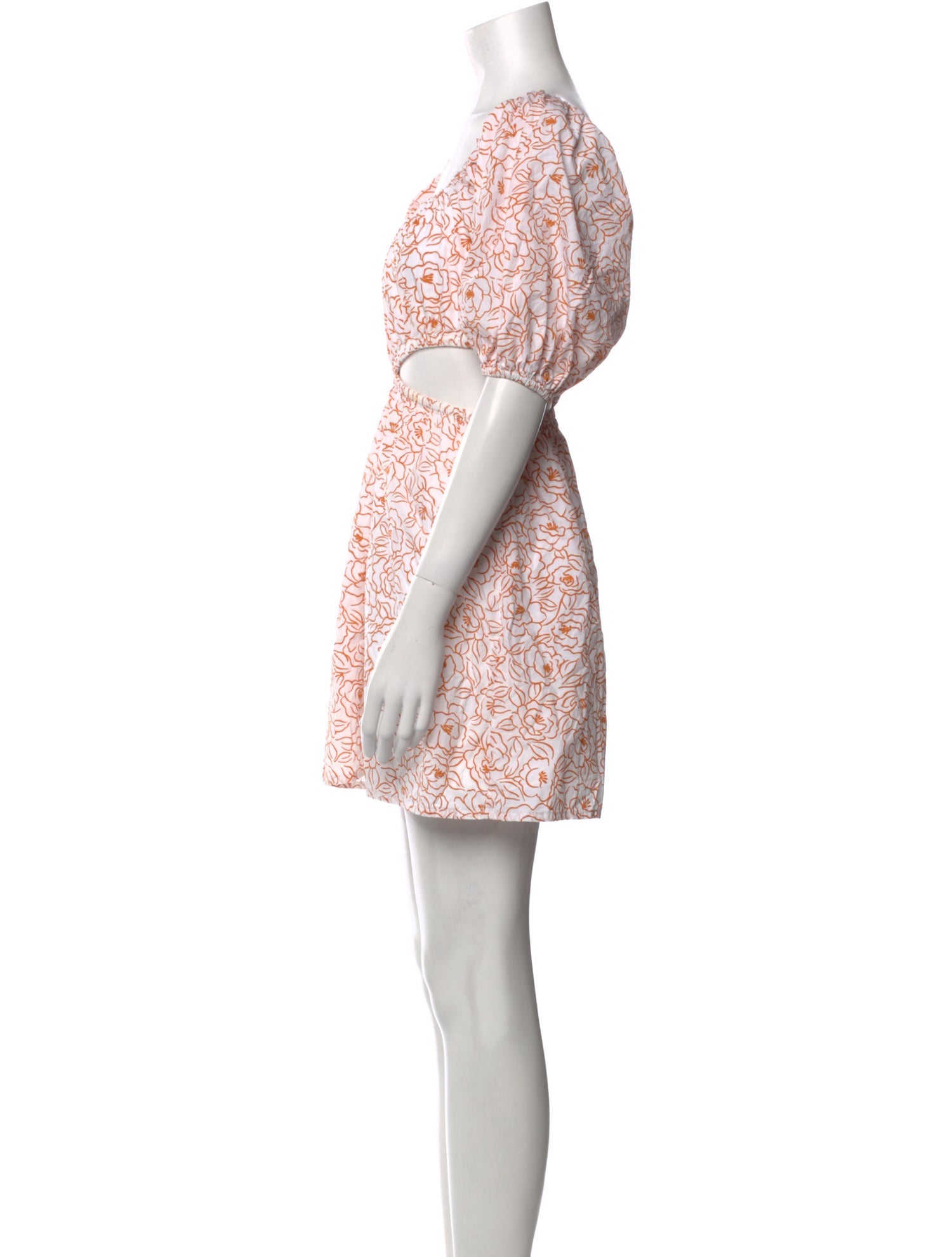 Faithfull The Brand Floral Print Mini Dress