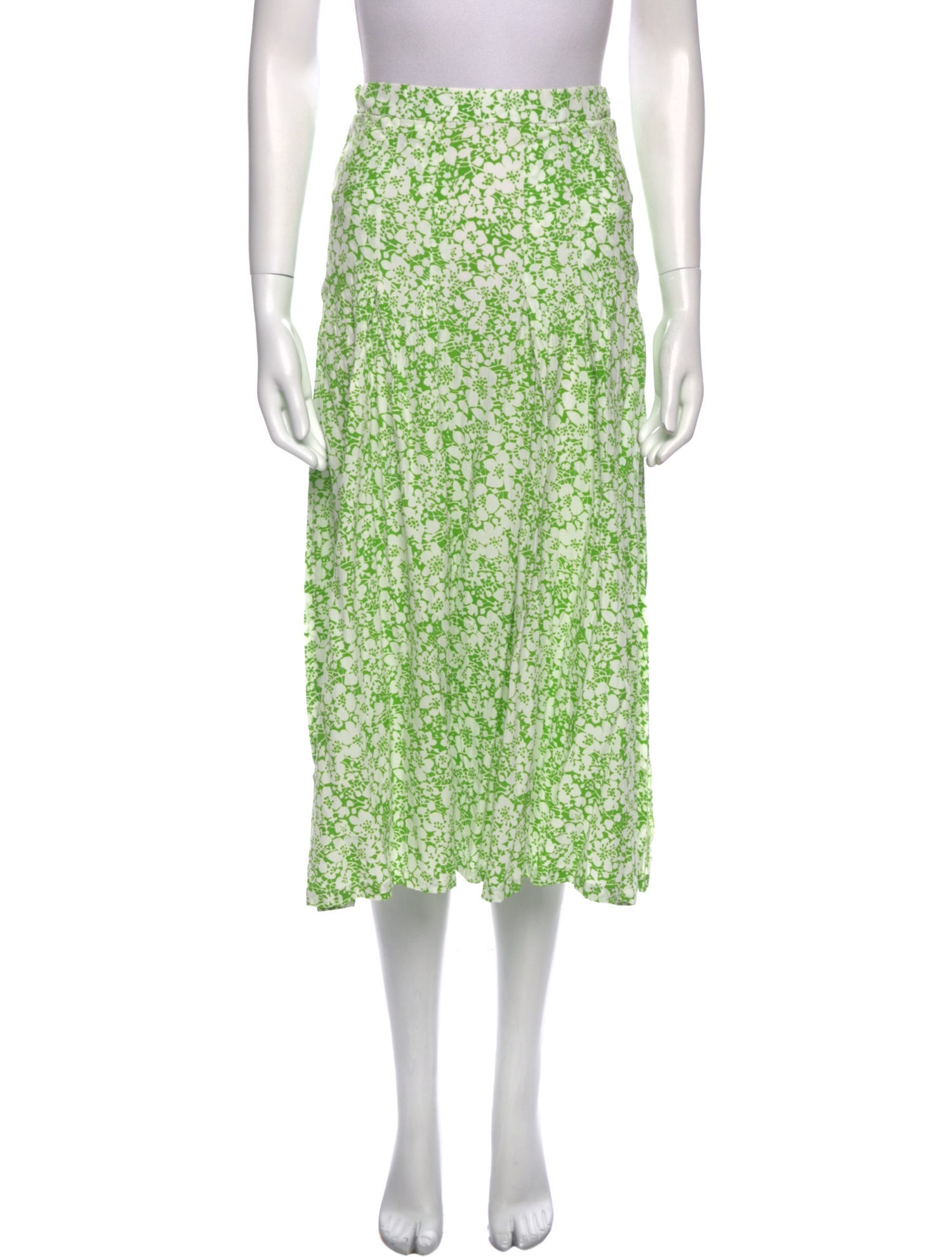 Faithfull The Brand Floral Print Midi Length Skirt