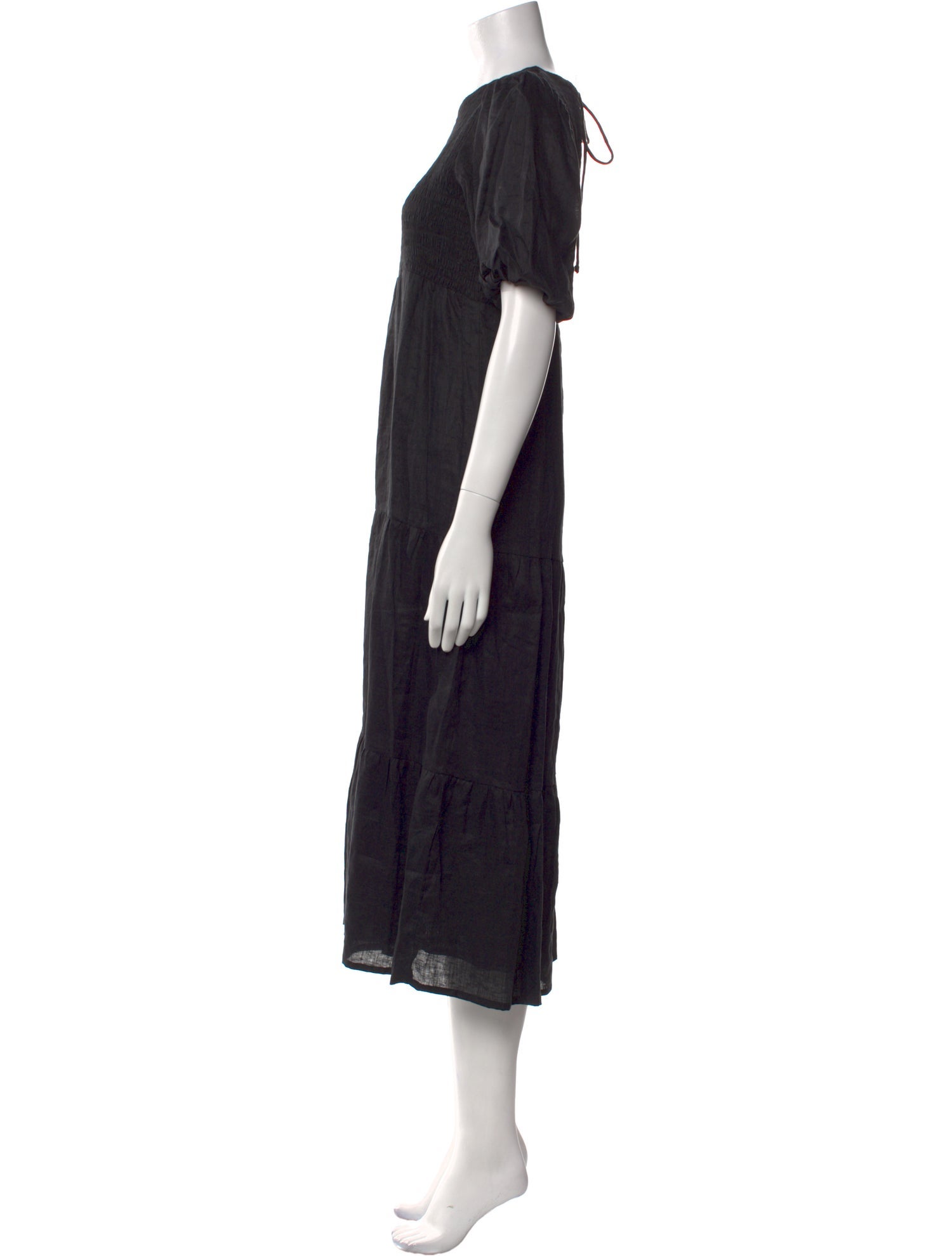 Faithfull The Brand Linen Long Dress