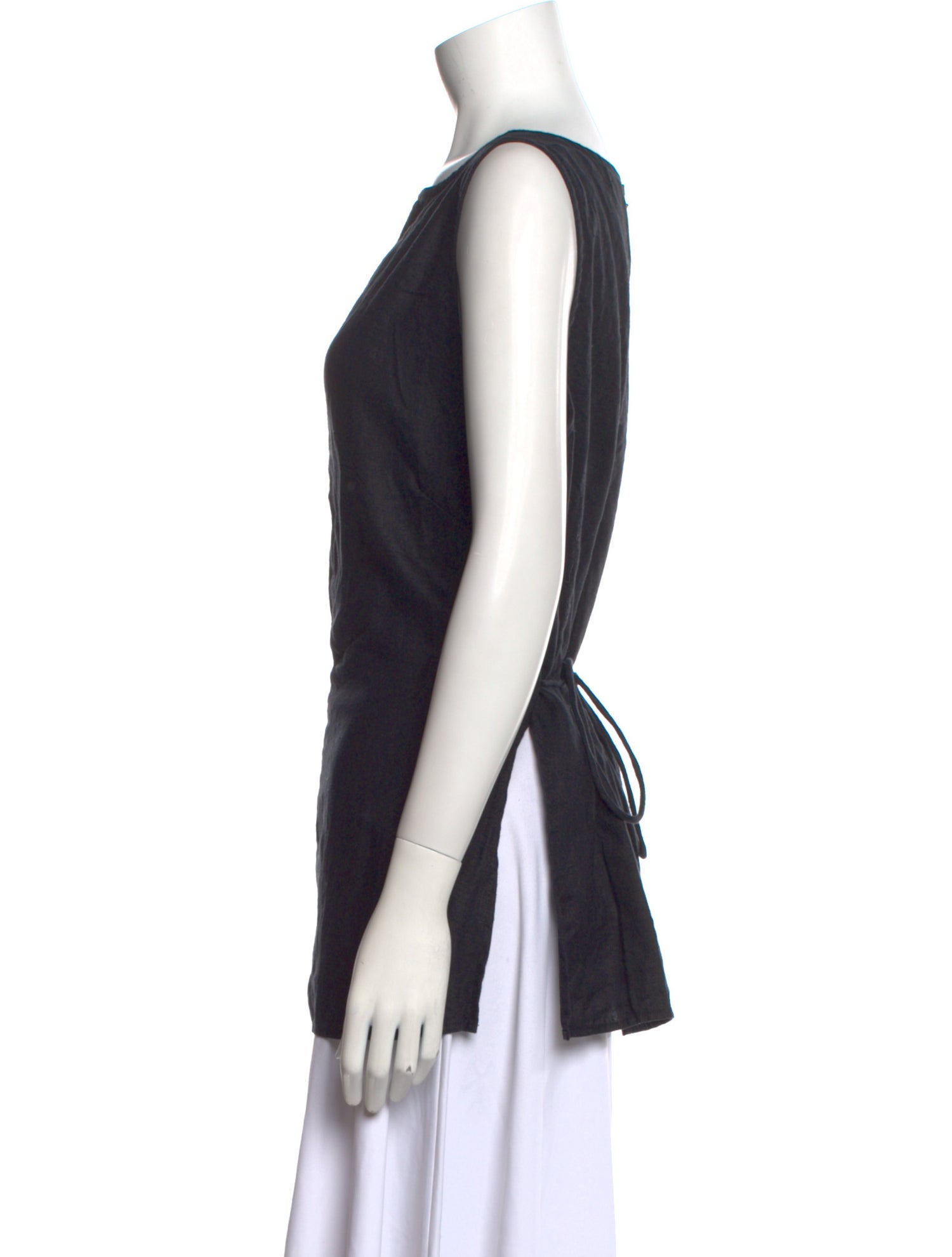 Faithfull The Brand Linen Bateau Neckline Tunic