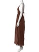 Faithfull The Brand V-Neck Long Dress