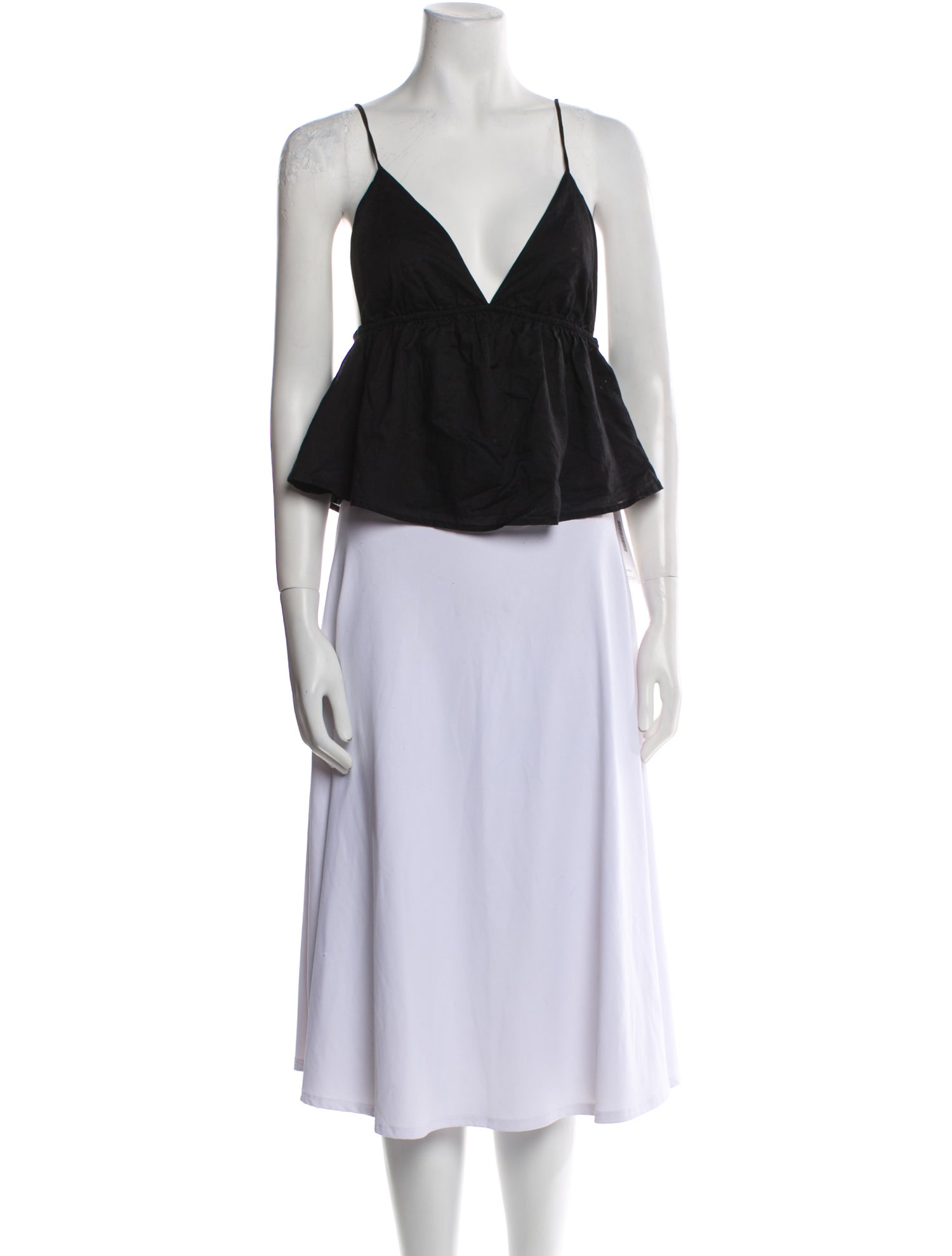 Faithfull The Brand V-Neck Sleeveless Crop Top