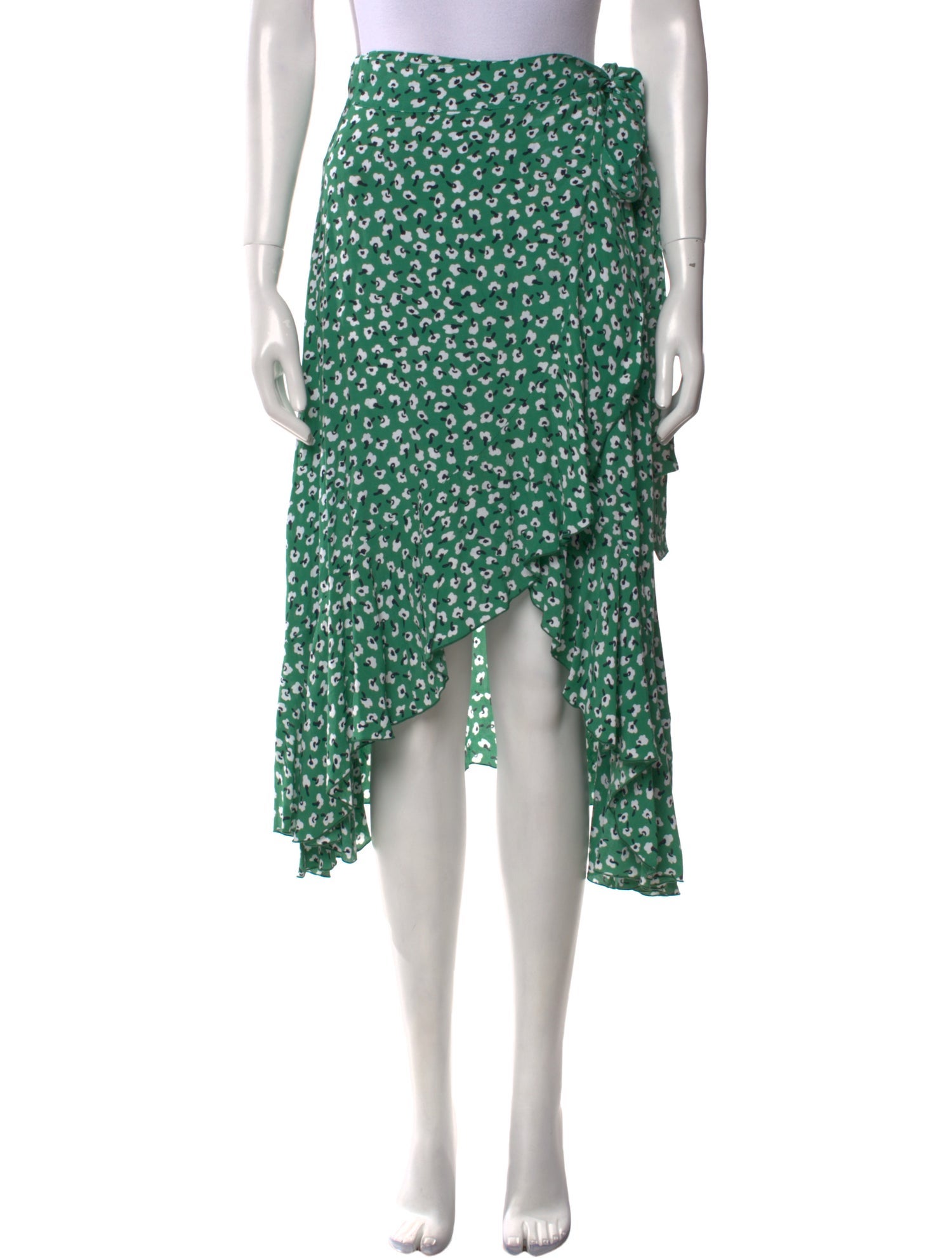 Faithfull The Brand Floral Print Midi Length Skirt