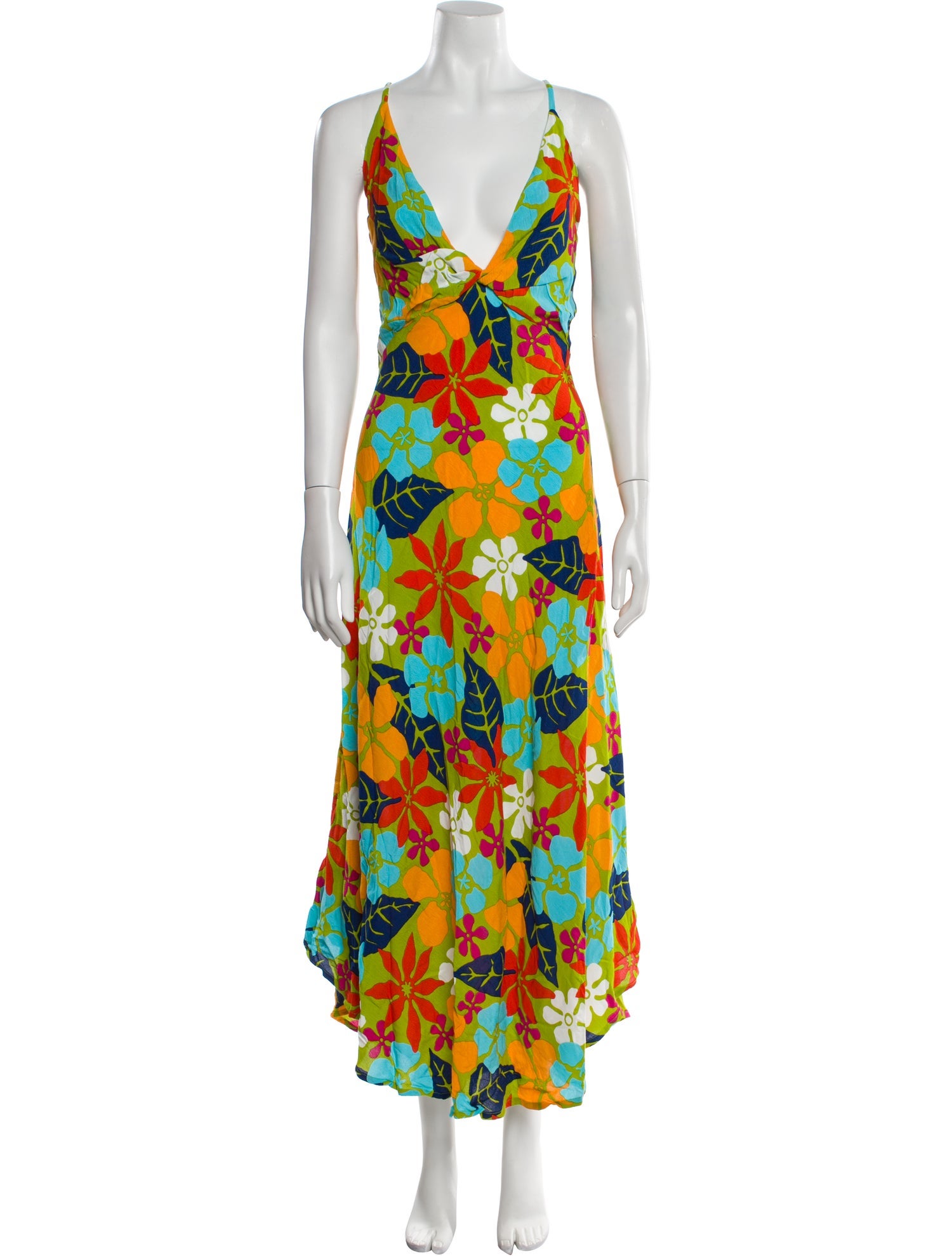 Faithfull The Brand Floral Print Long Dress