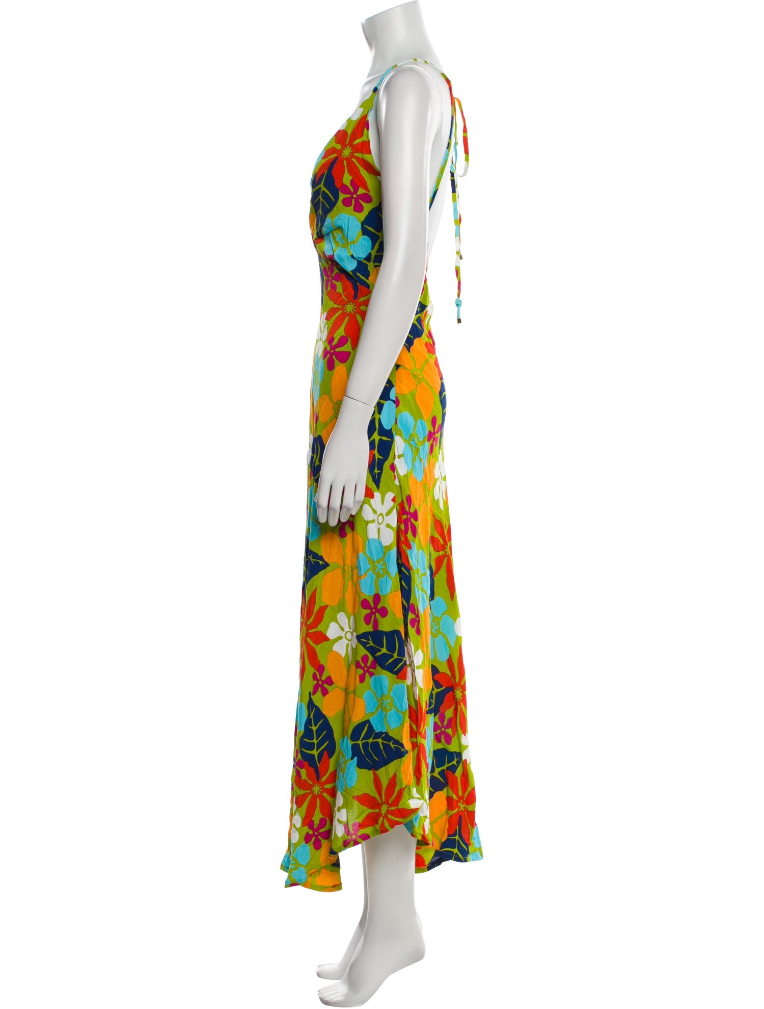 Faithfull The Brand Floral Print Long Dress