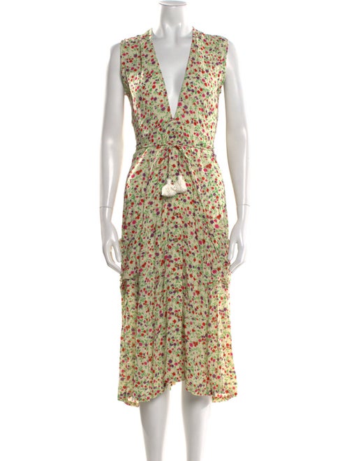 Faithfull The Brand Floral Print Midi Length Dress