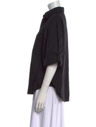 Faithfull The Brand Three-Quarter Sleeve Button-Up Top