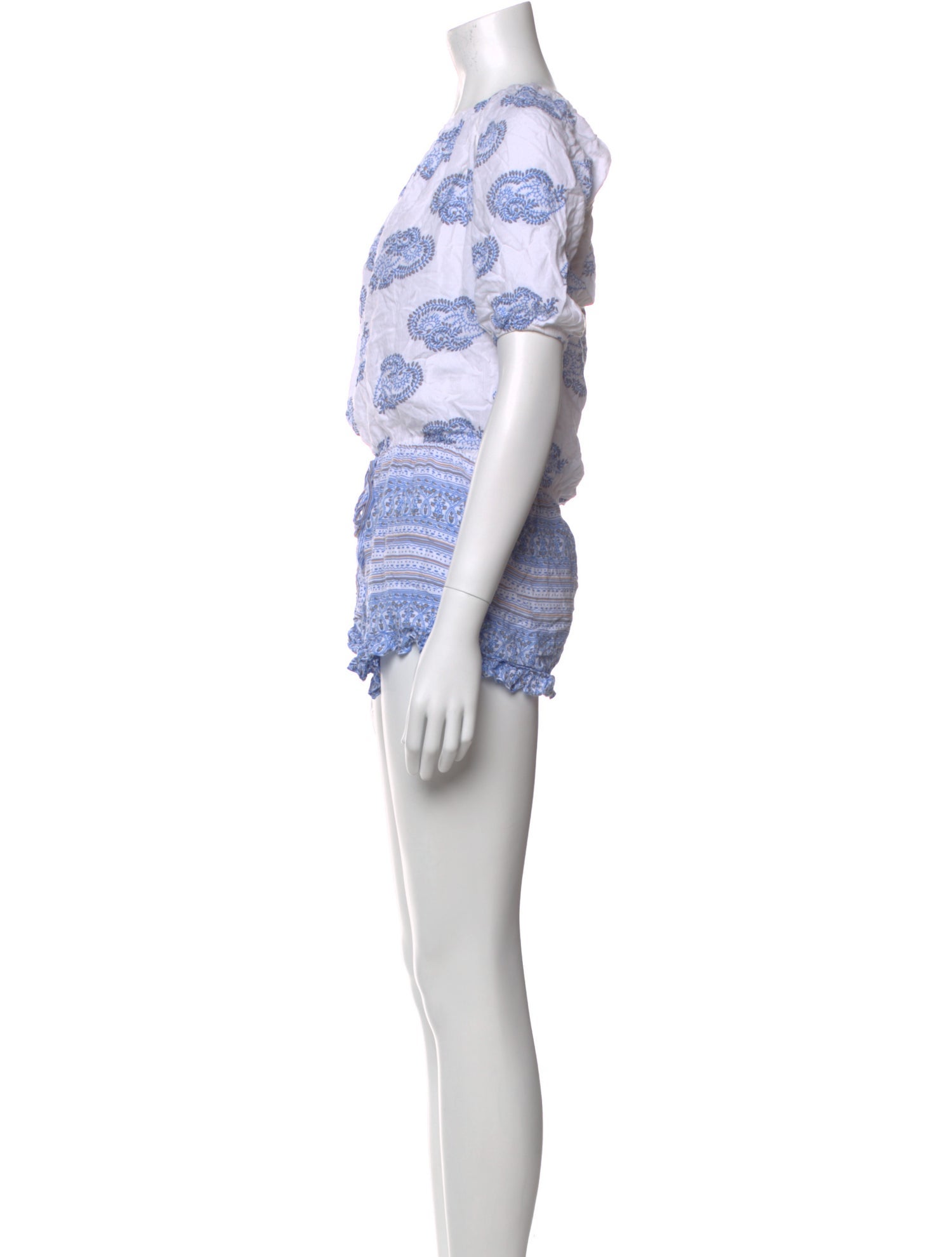 Faithfull The Brand Printed Scoop Neck Romper