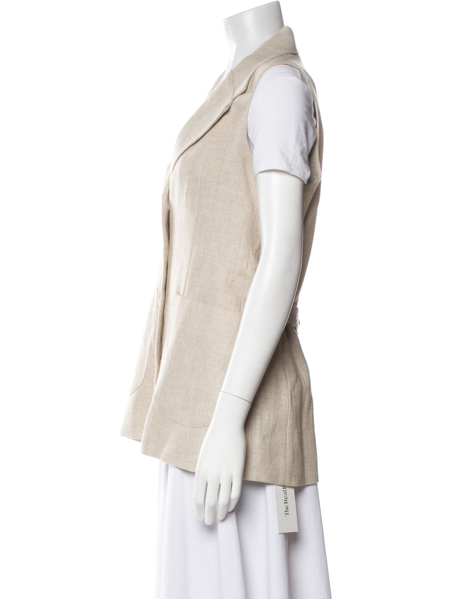 Faithfull The Brand Linen Short Sleeve Button-Up Top