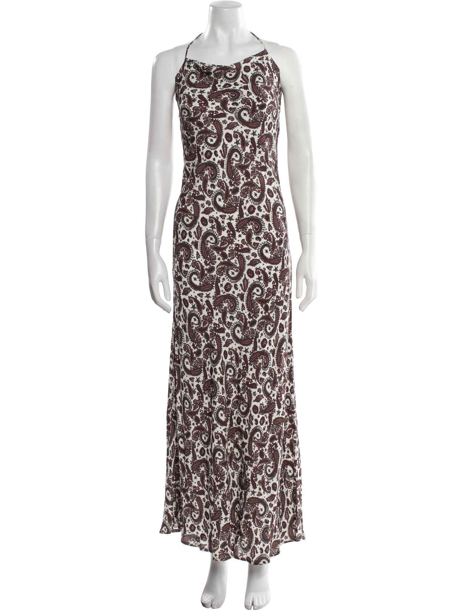 Faithfull The Brand Paisley Print Long Dress