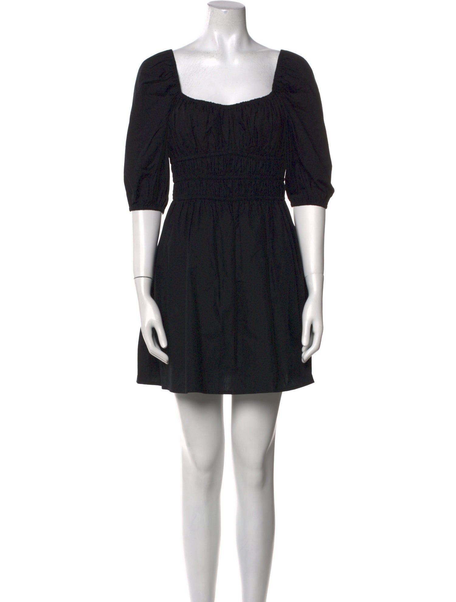 Faithfull The Brand Square Neckline Mini Dress