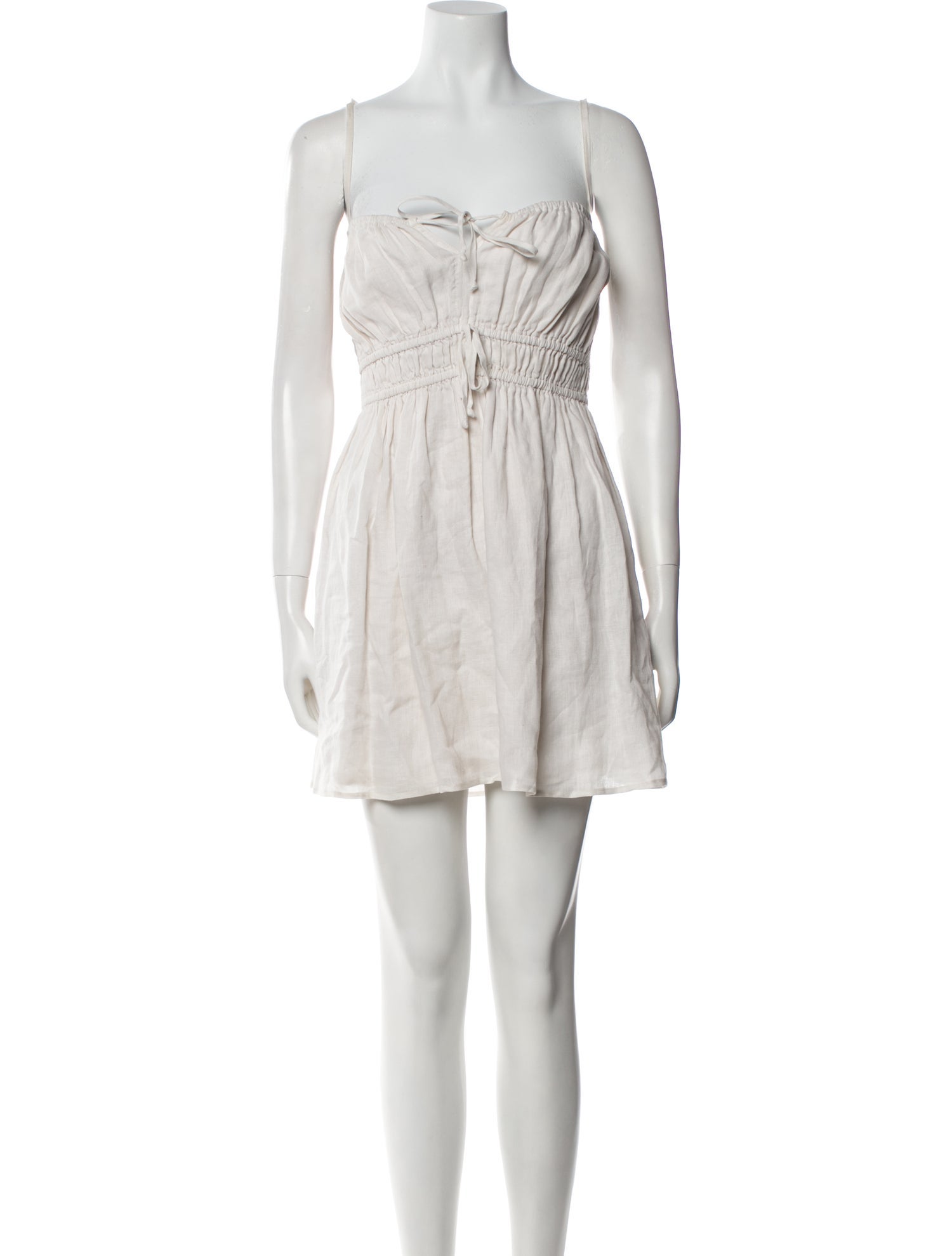 Faithfull The Brand Linen Mini Dress