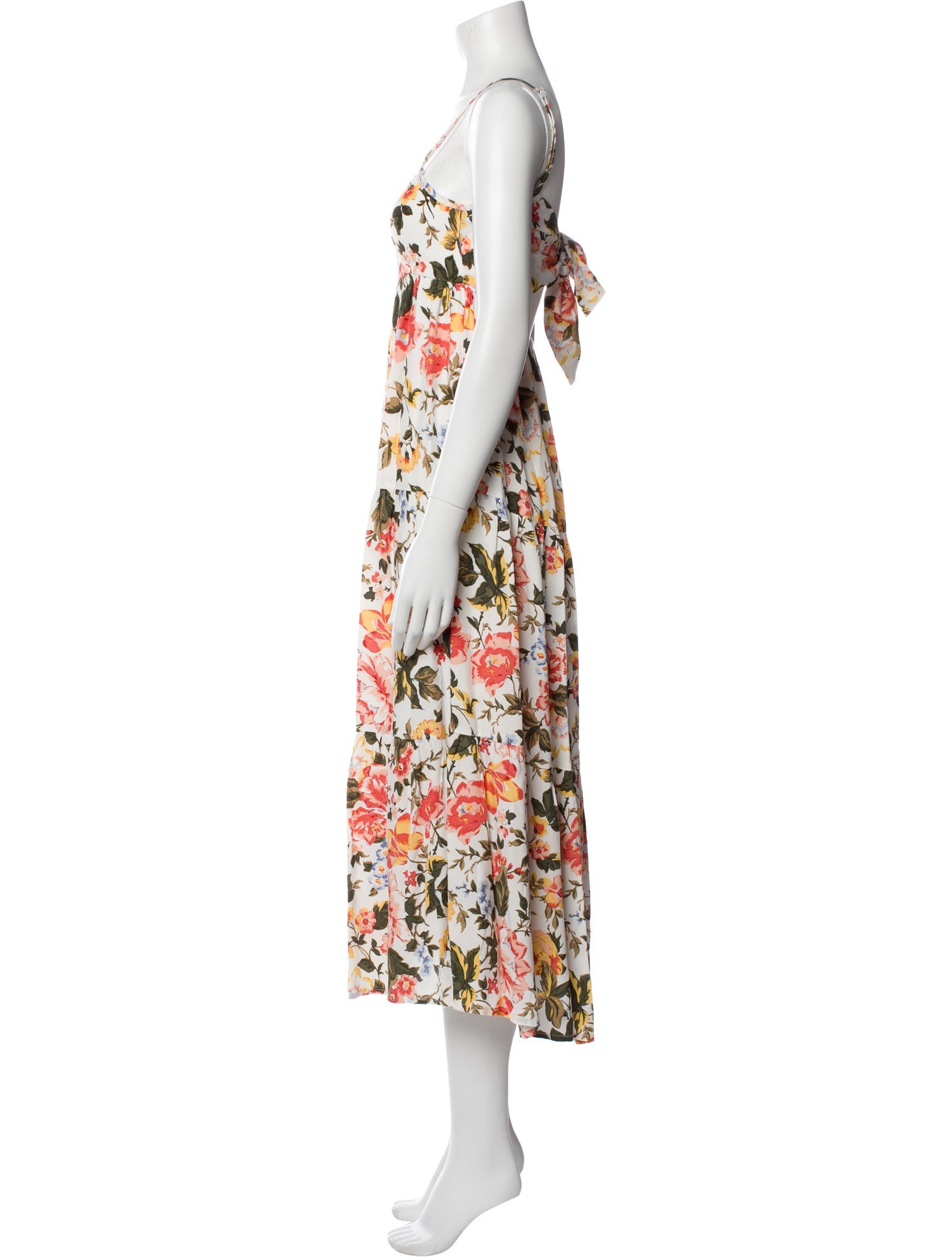 Faithfull The Brand Floral Print Long Dress