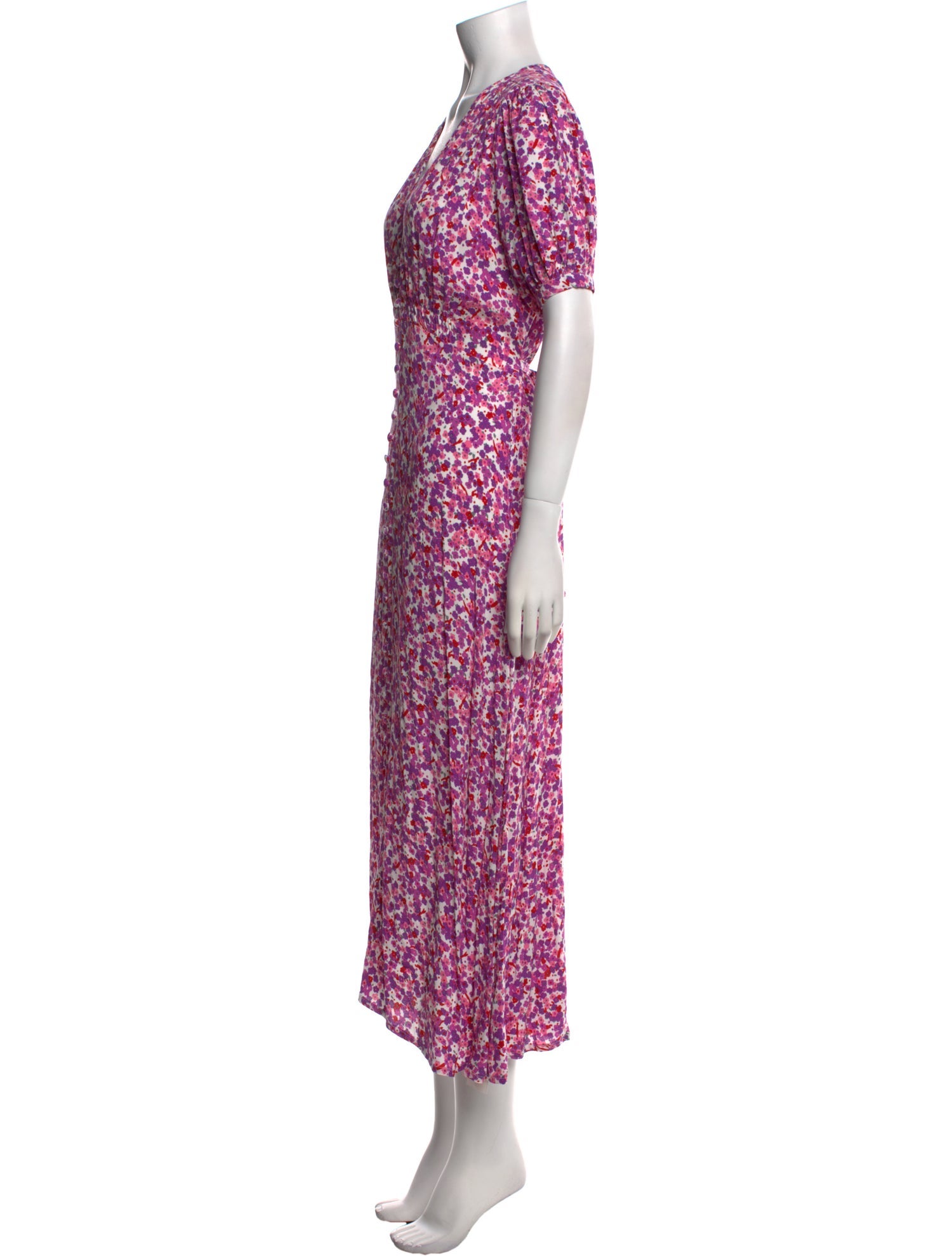 Faithfull The Brand Floral Print Long Dress