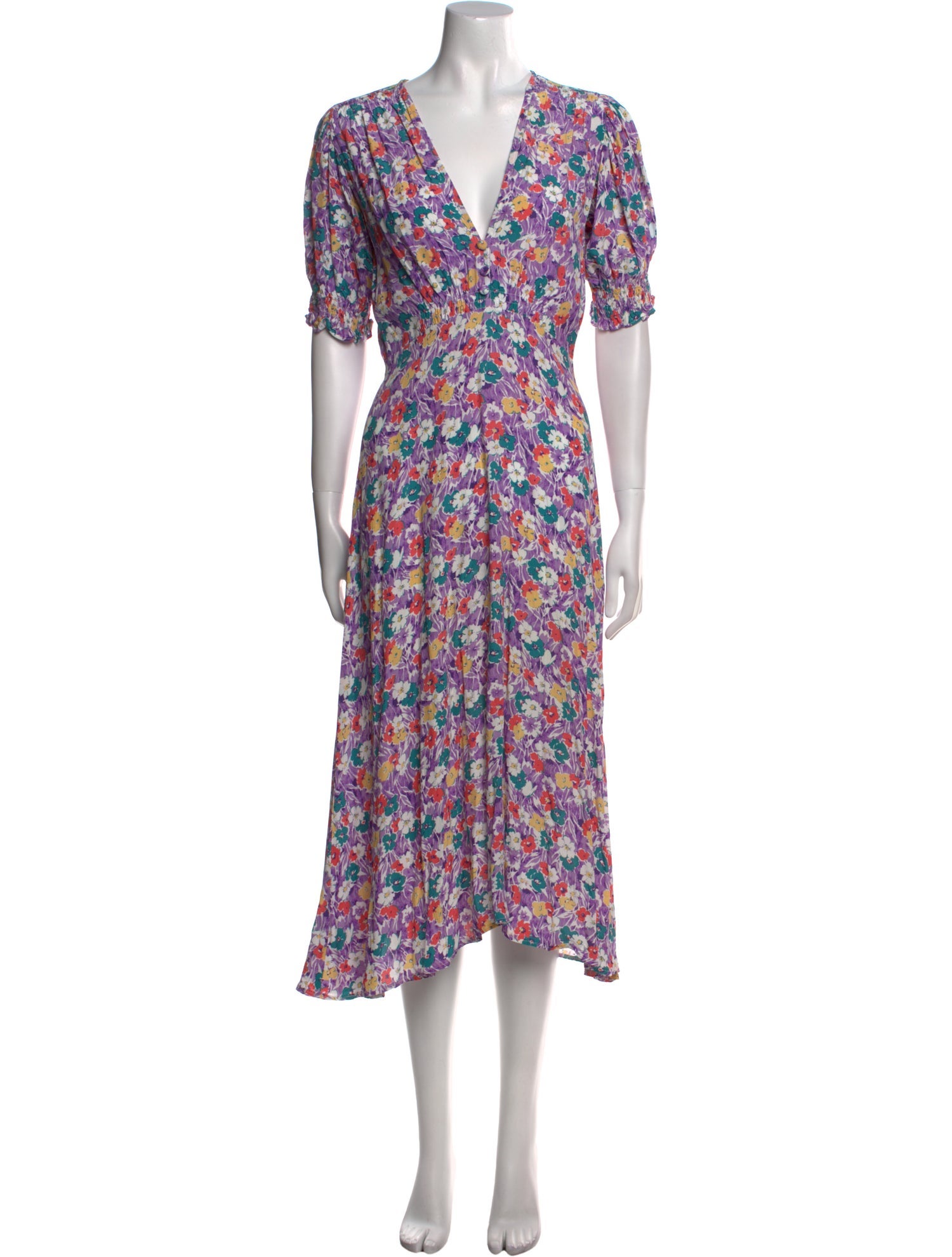 Faithfull The Brand Floral Print Long Dress