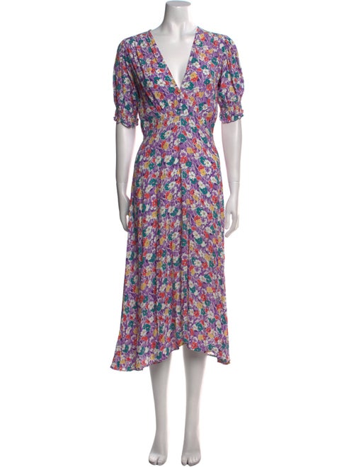 Faithfull The Brand Floral Print Long Dress