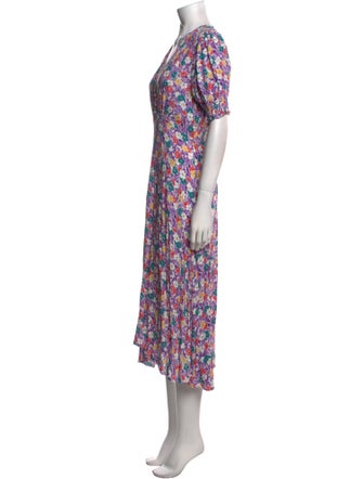 Faithfull The Brand Floral Print Long Dress