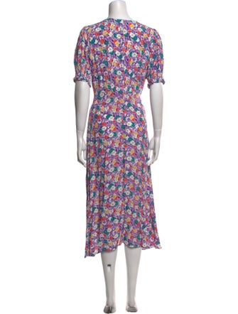 Faithfull The Brand Floral Print Long Dress