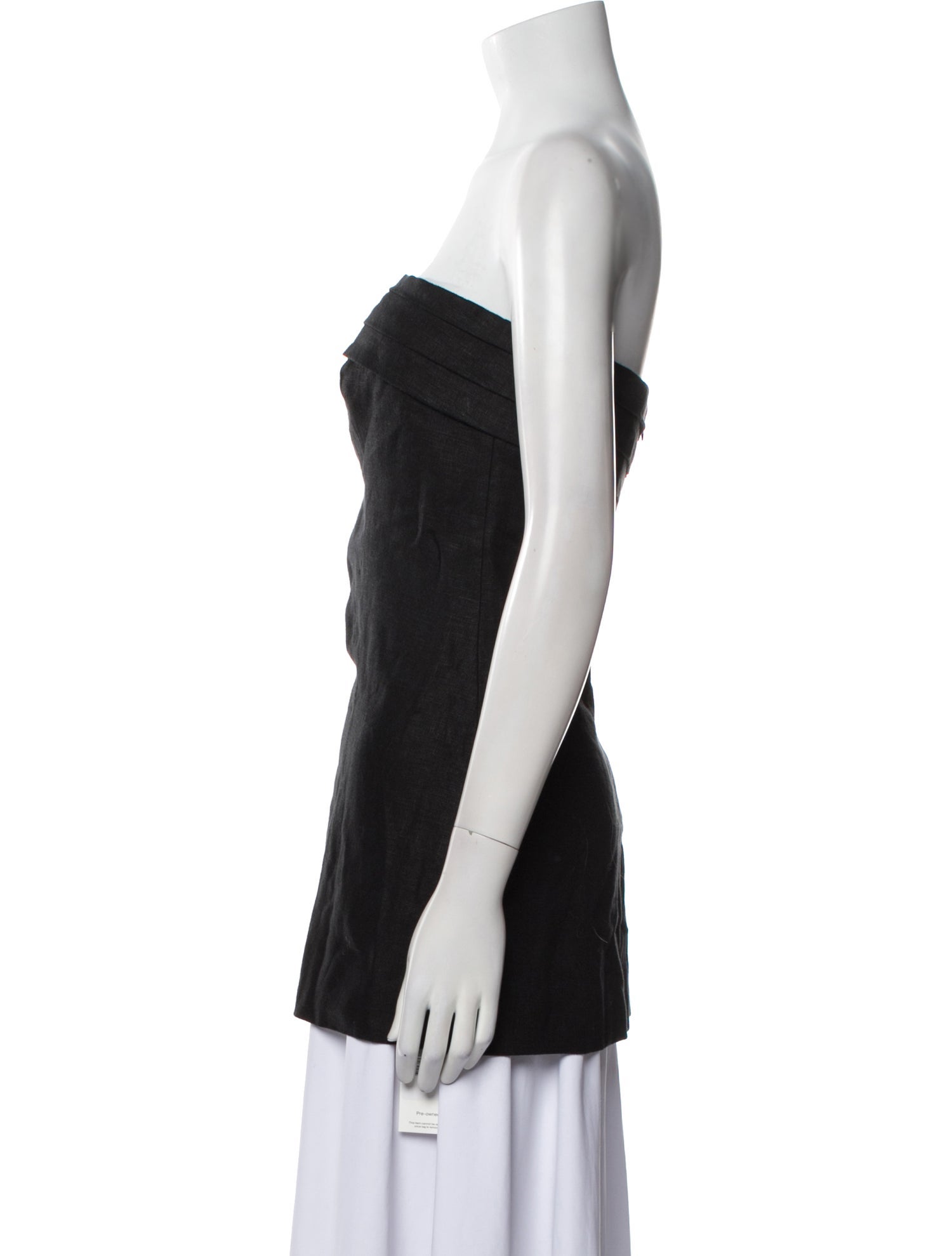 Faithfull The Brand Linen Strapless Top