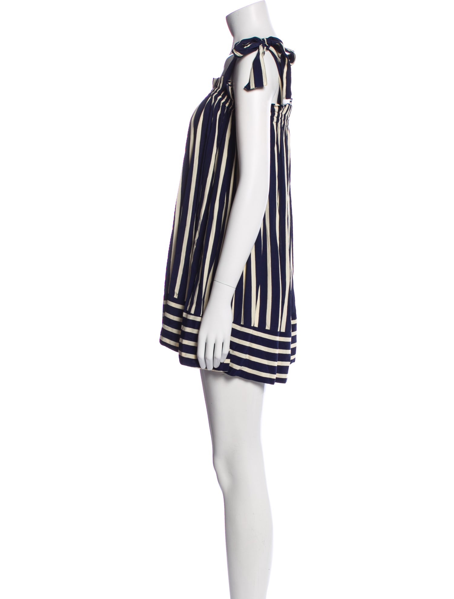 Faithfull The Brand Striped Mini Dress