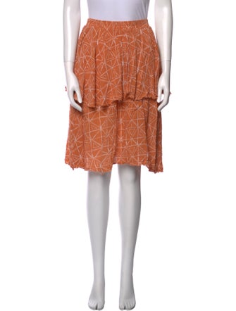 Faithfull The Brand Printed Knee-Length Skirt