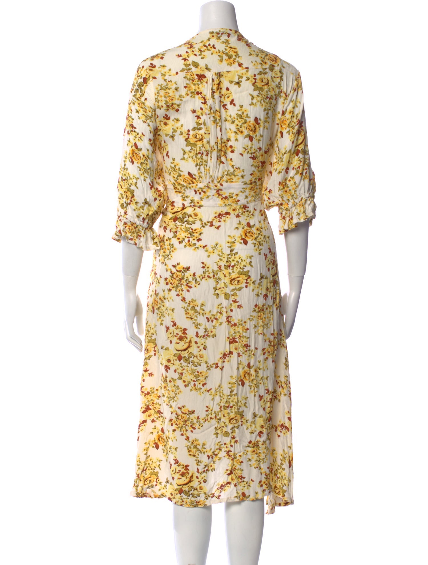 Faithfull The Brand Floral Print Long Dress