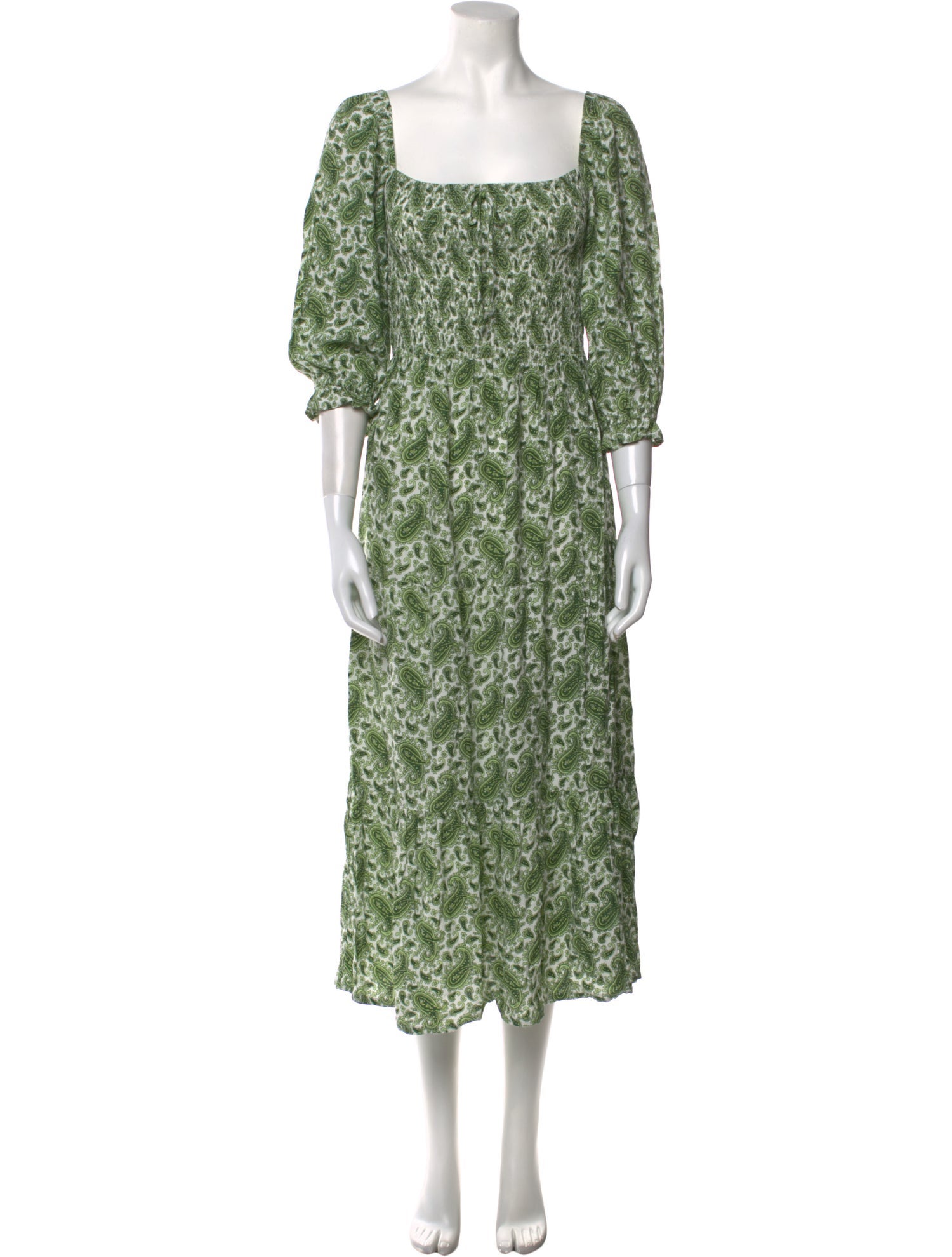 Faithfull The Brand Floral Print Long Dress