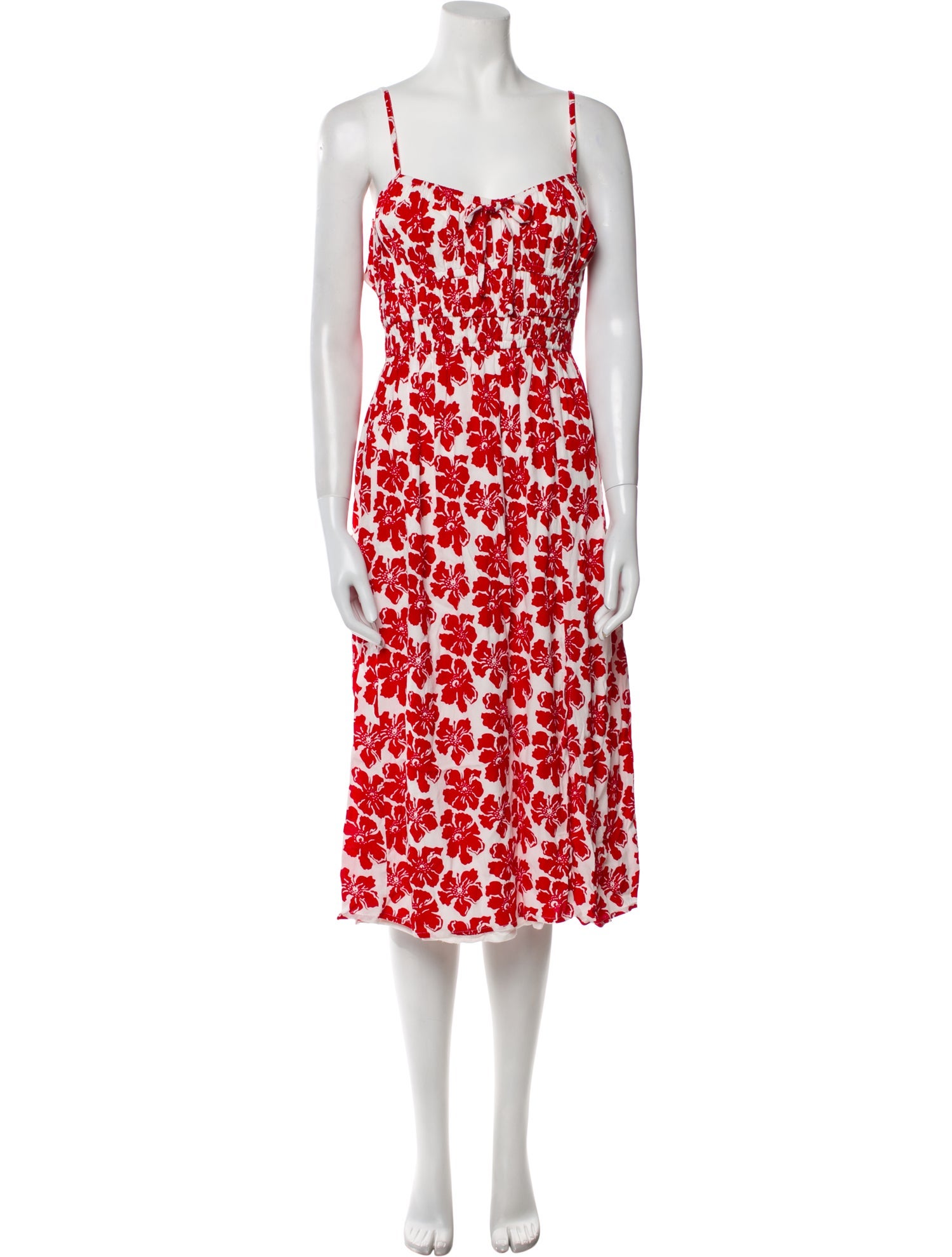 Faithfull The Brand Floral Print Long Dress