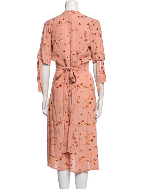 Faithfull The Brand Floral Print Midi Length Dress