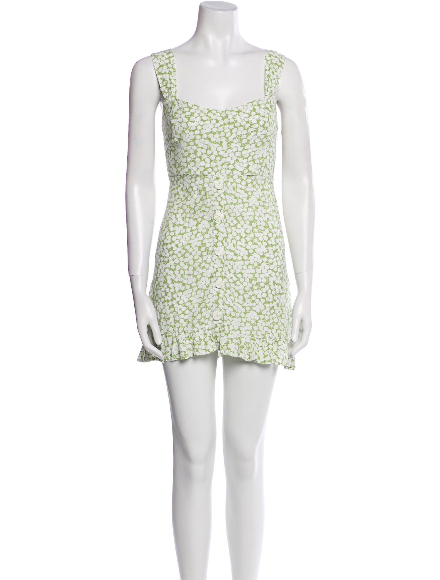 Faithfull The Brand Floral Print Mini Dress