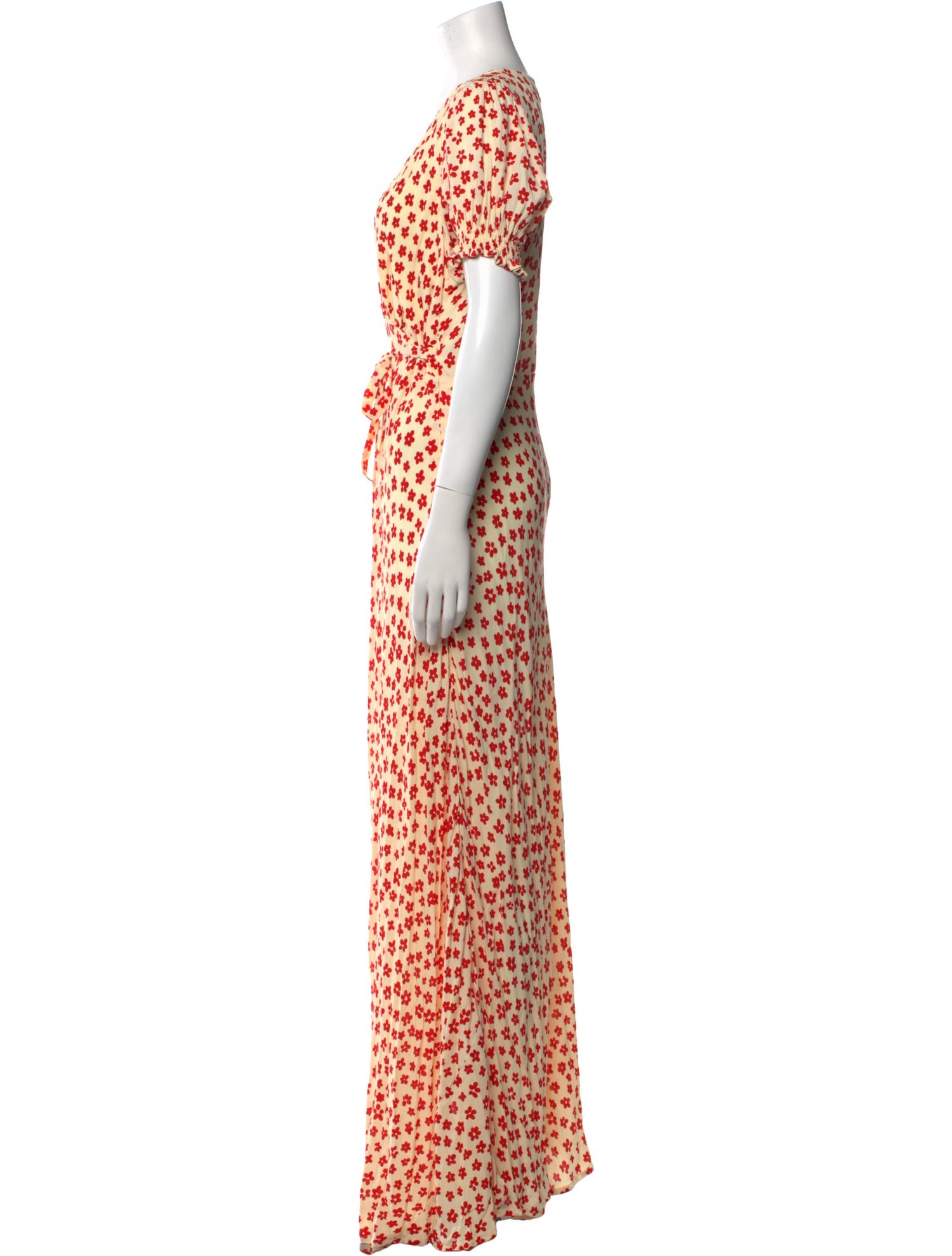 Faithfull The Brand Floral Print Long Dress